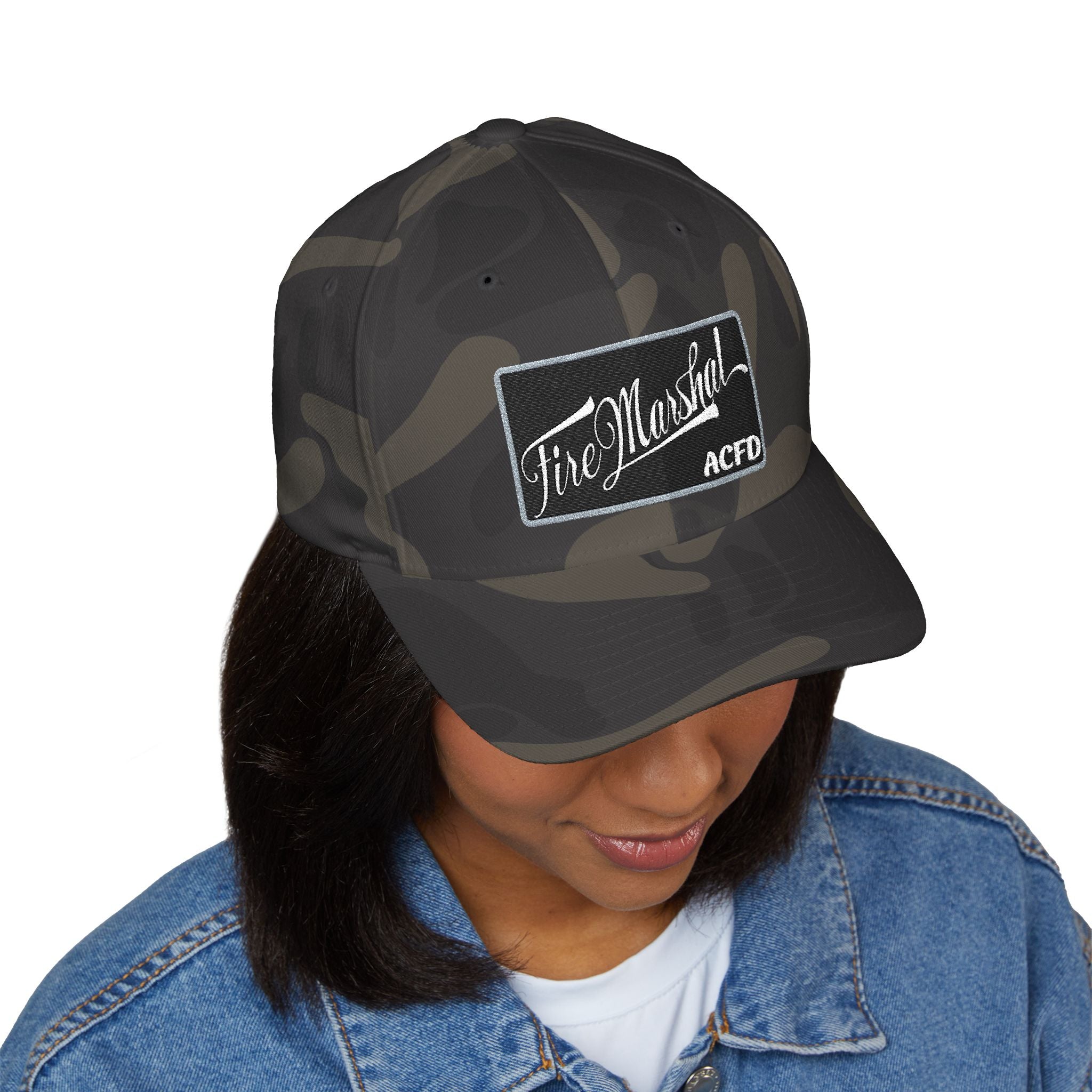 Arlington Fire Marshal Written - FLEXFIT Closed-Back Structured Cap (Embroidery)