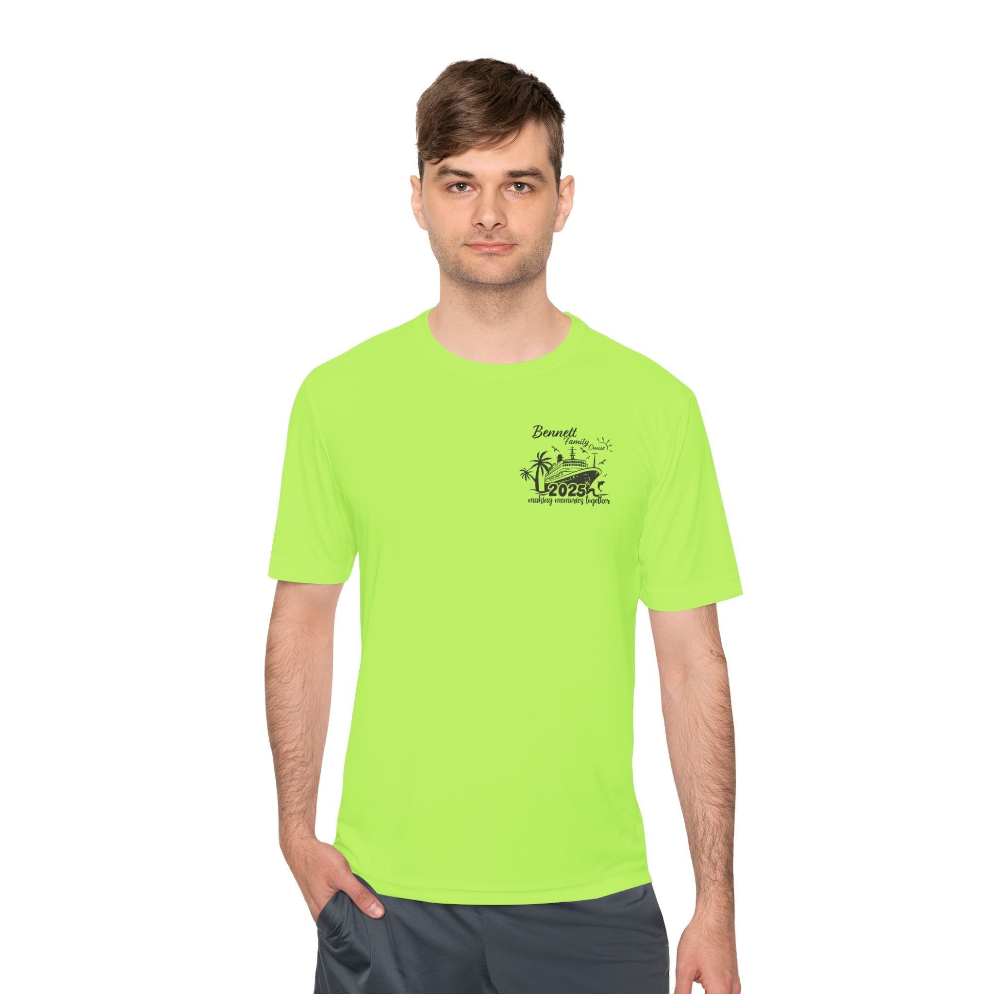 Bennet Family Cruise Black Text - Unisex Moisture Wicking Tee