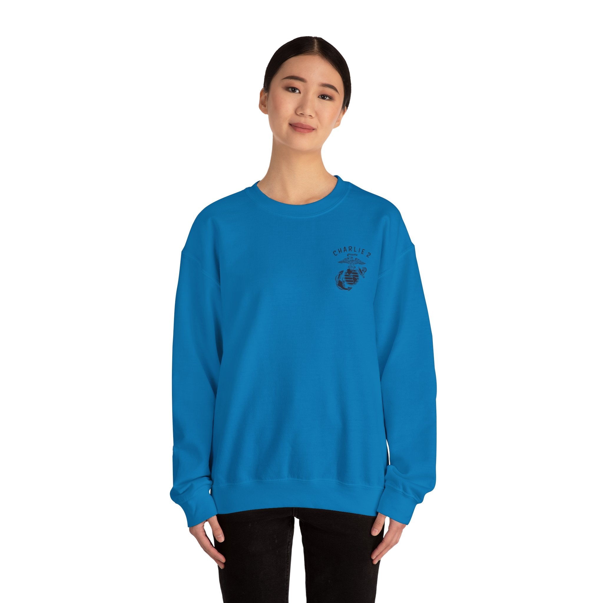 Charlie 2 Ronin (blackLogo) - Gildan Unisex Heavy Blend™ Crewneck Sweatshirt