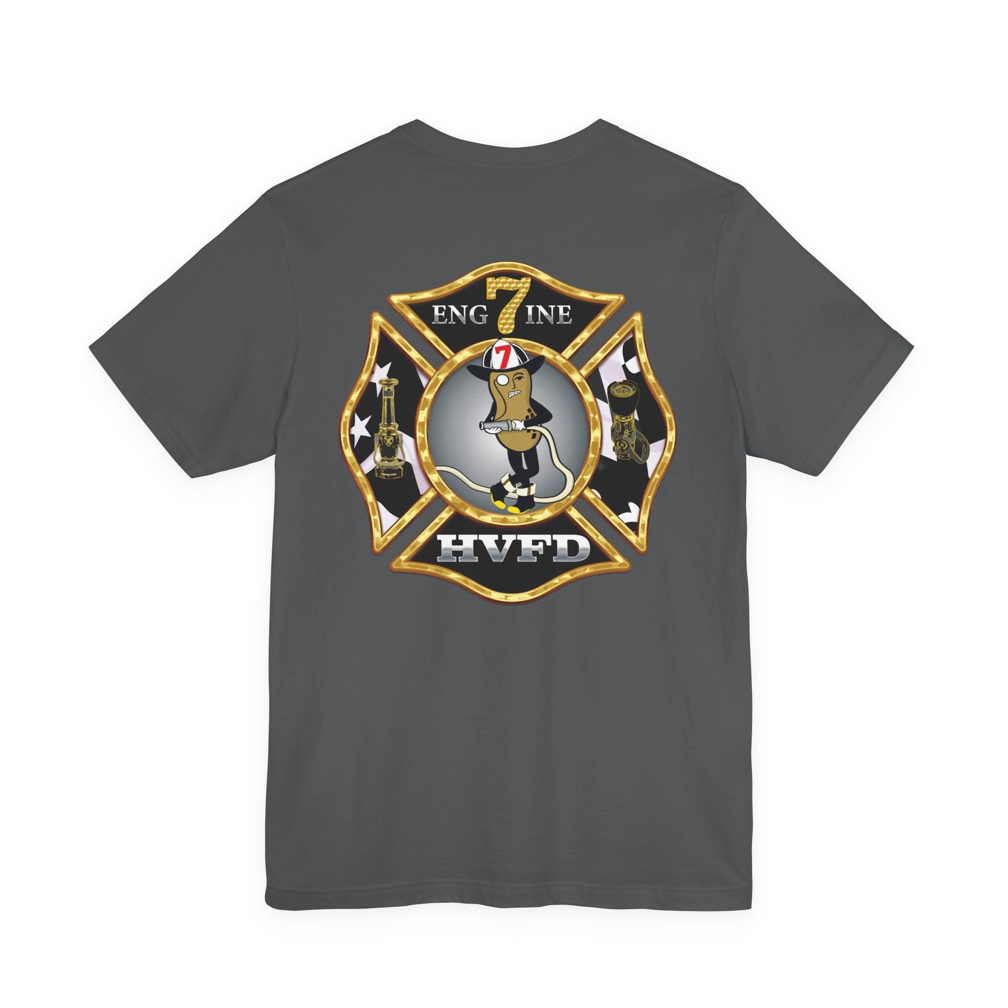 Hollywood MD Vol Fire Eng7ine - Bella+Canvas Soft Unisex Tee