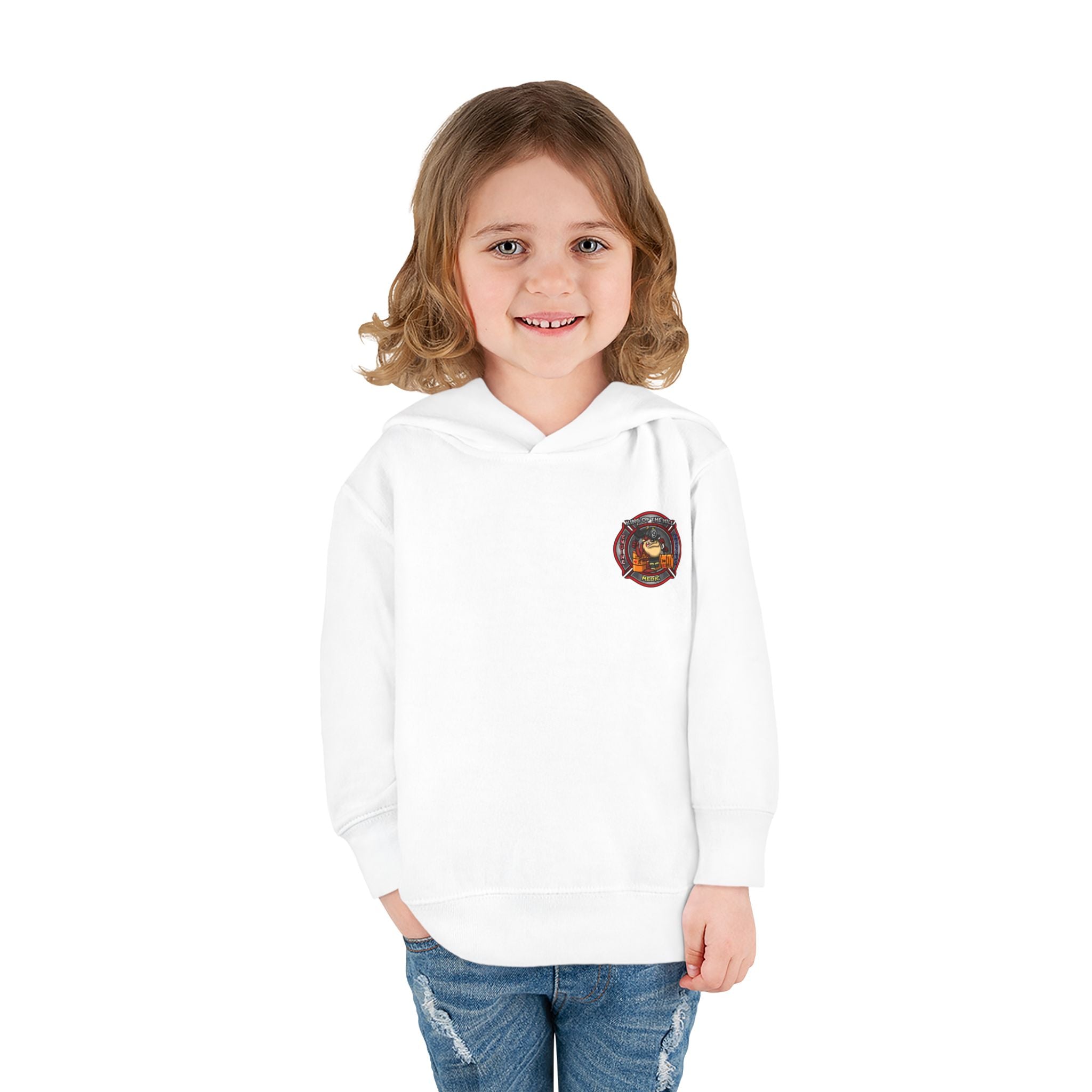 Station 9 Engine - Toddler Pullover Fleece Hoodie
