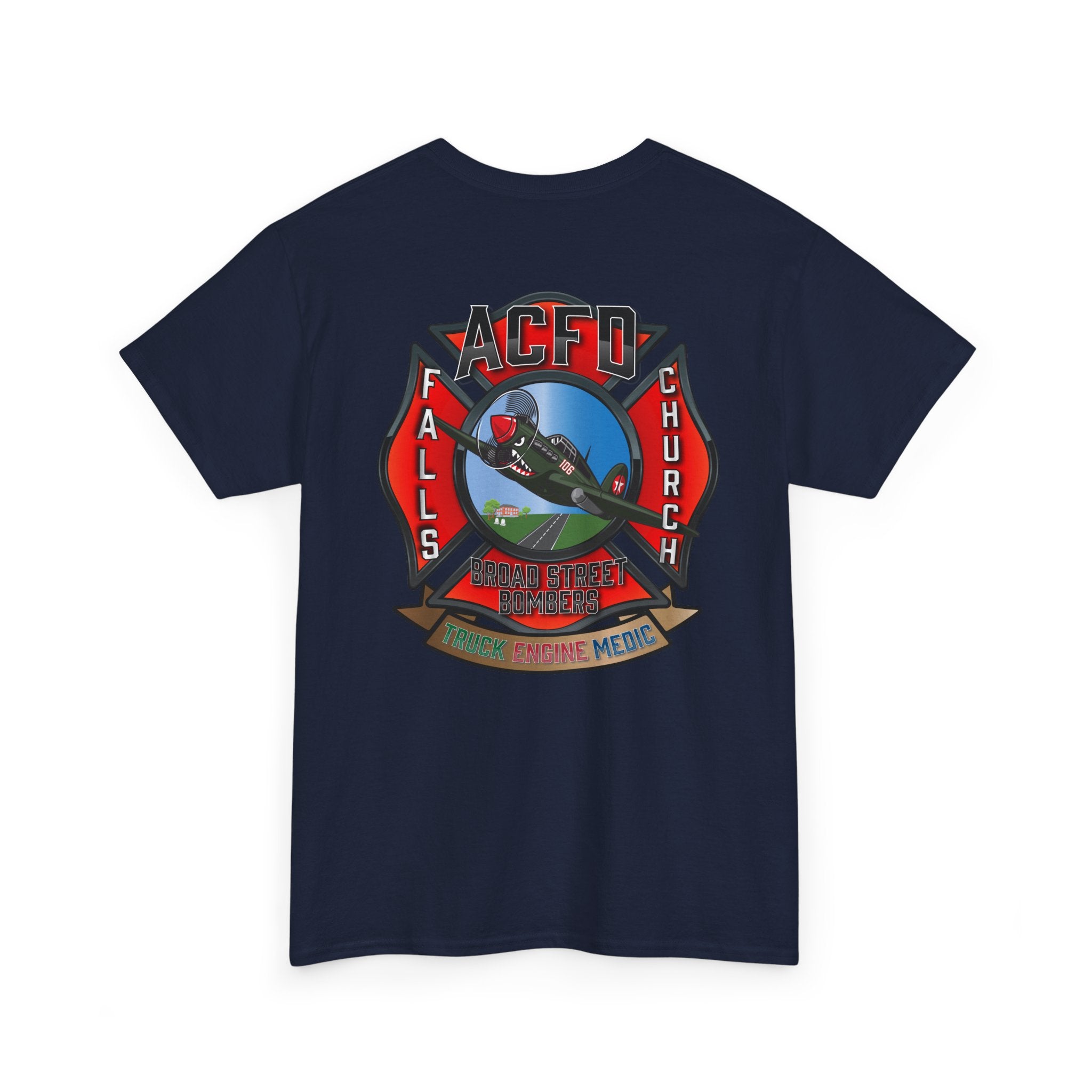 Heavy Cotton Unisex Tee - Station 6 Broadstreet Bombers