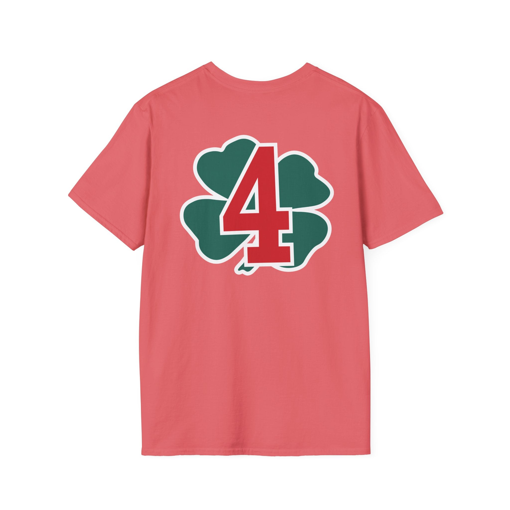 Station 4  acfd clover front/clover back - Gildan Soft Cotton Softstyle T-Shirt