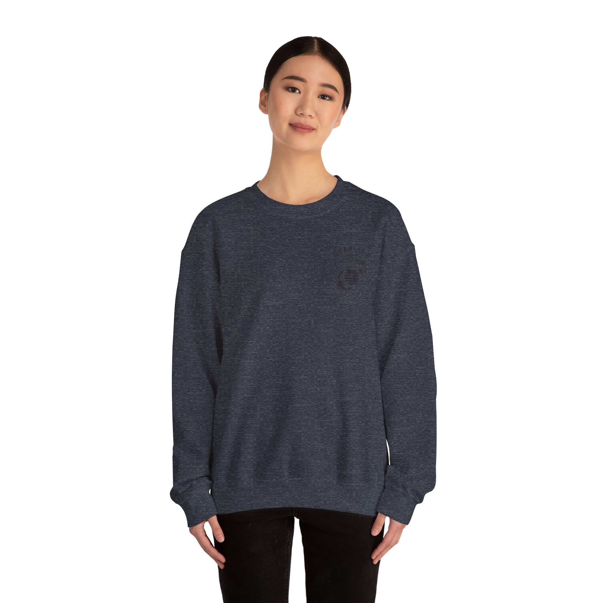Charlie 2 Ronin (blackLogo) - Gildan Unisex Heavy Blend™ Crewneck Sweatshirt