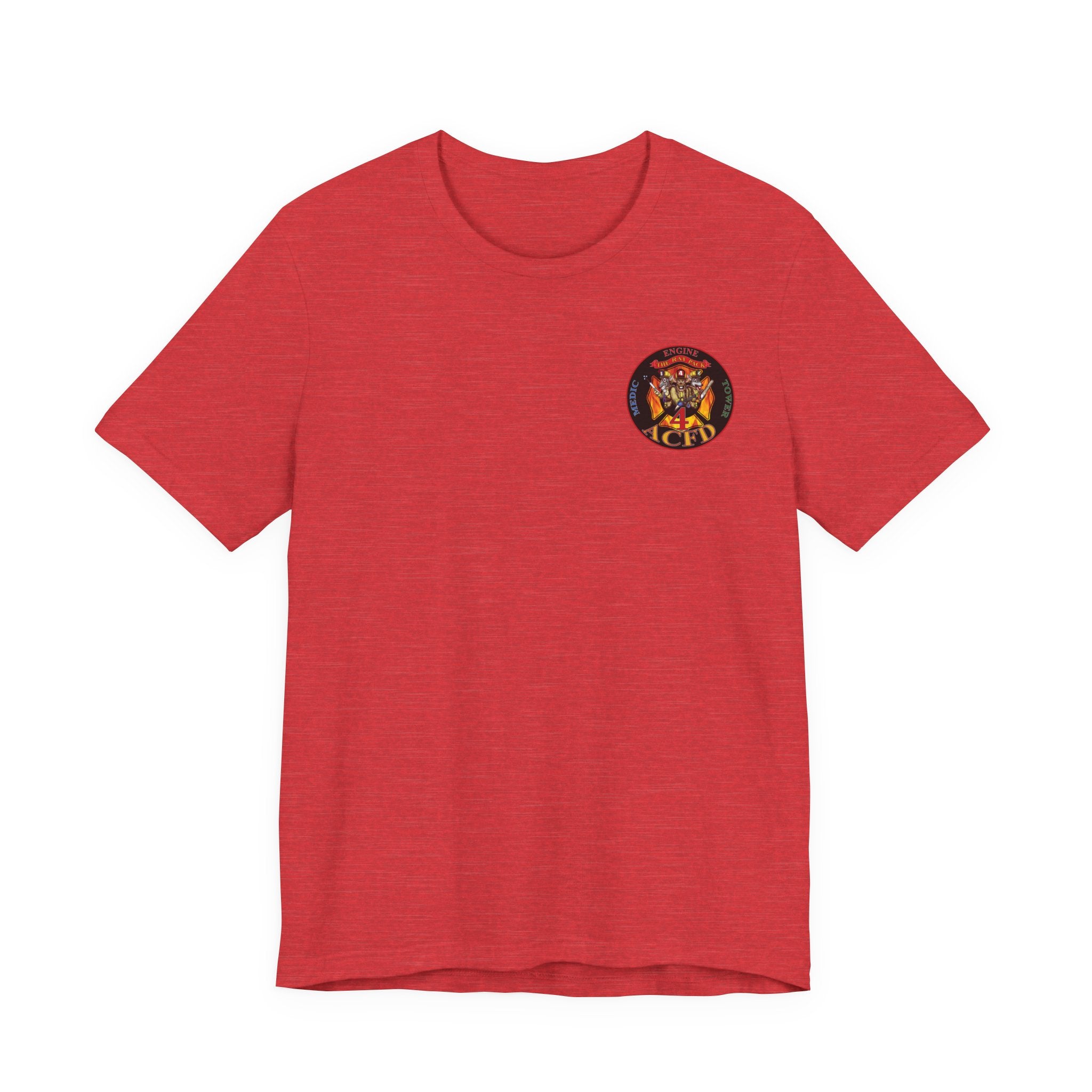Station 4 RatPack Front AC4FD Back - Bella+Canvas Soft Unisex Tee