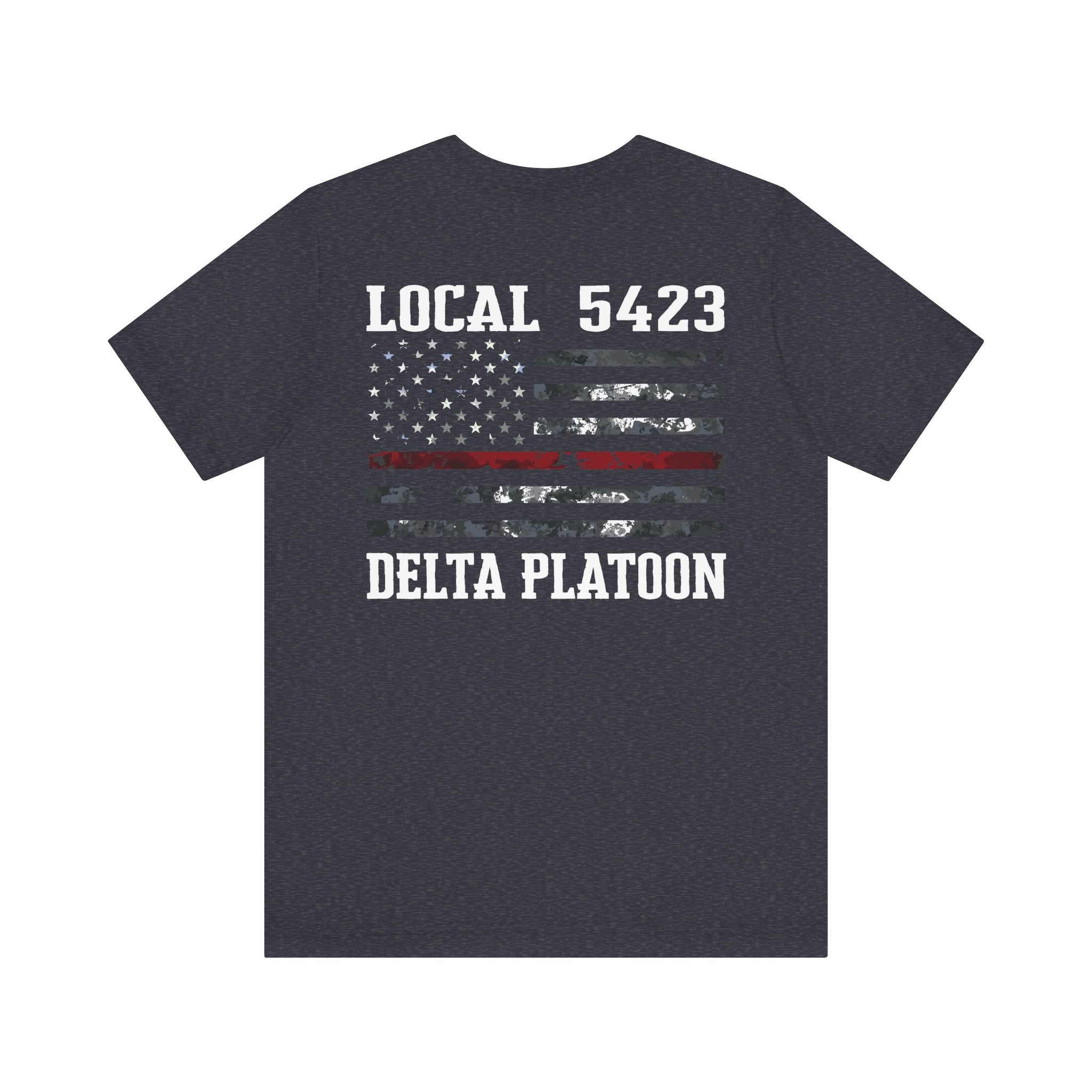 Manheim Township Local Delta Platoon Local white - Bella+Canvas Soft Unisex Tee