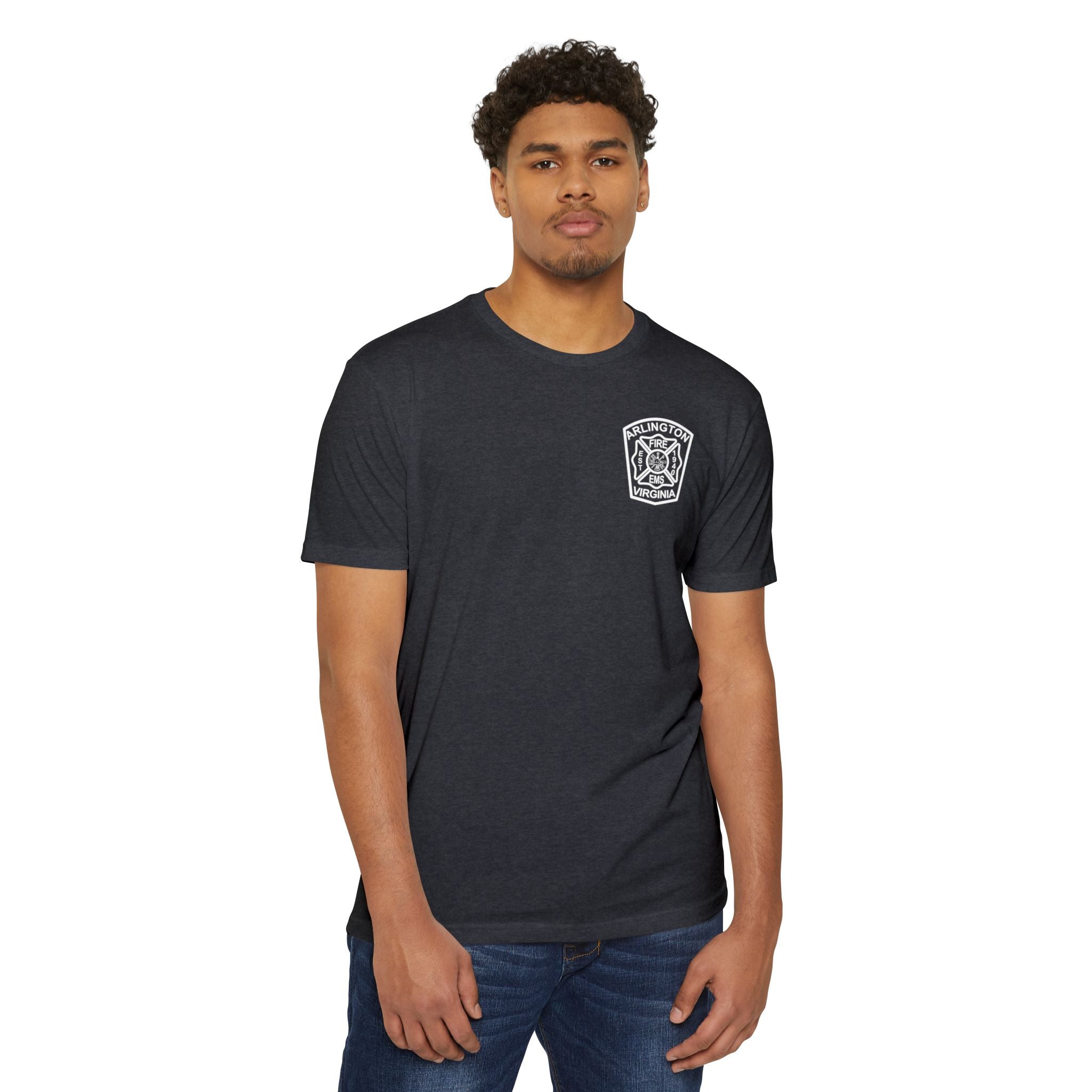 ACFD Firefighter - 60% cotton / 40% polyester Unisex CVC Jersey T-shirt