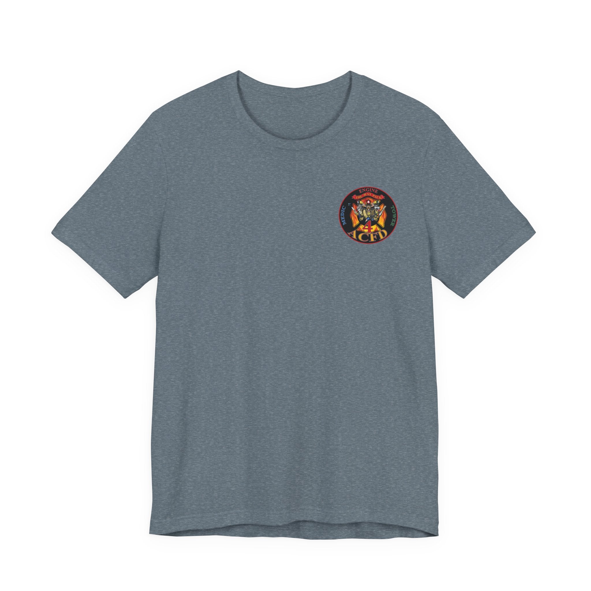 Station 4 RatPack Front AC4FD Back - Bella+Canvas Soft Unisex Tee