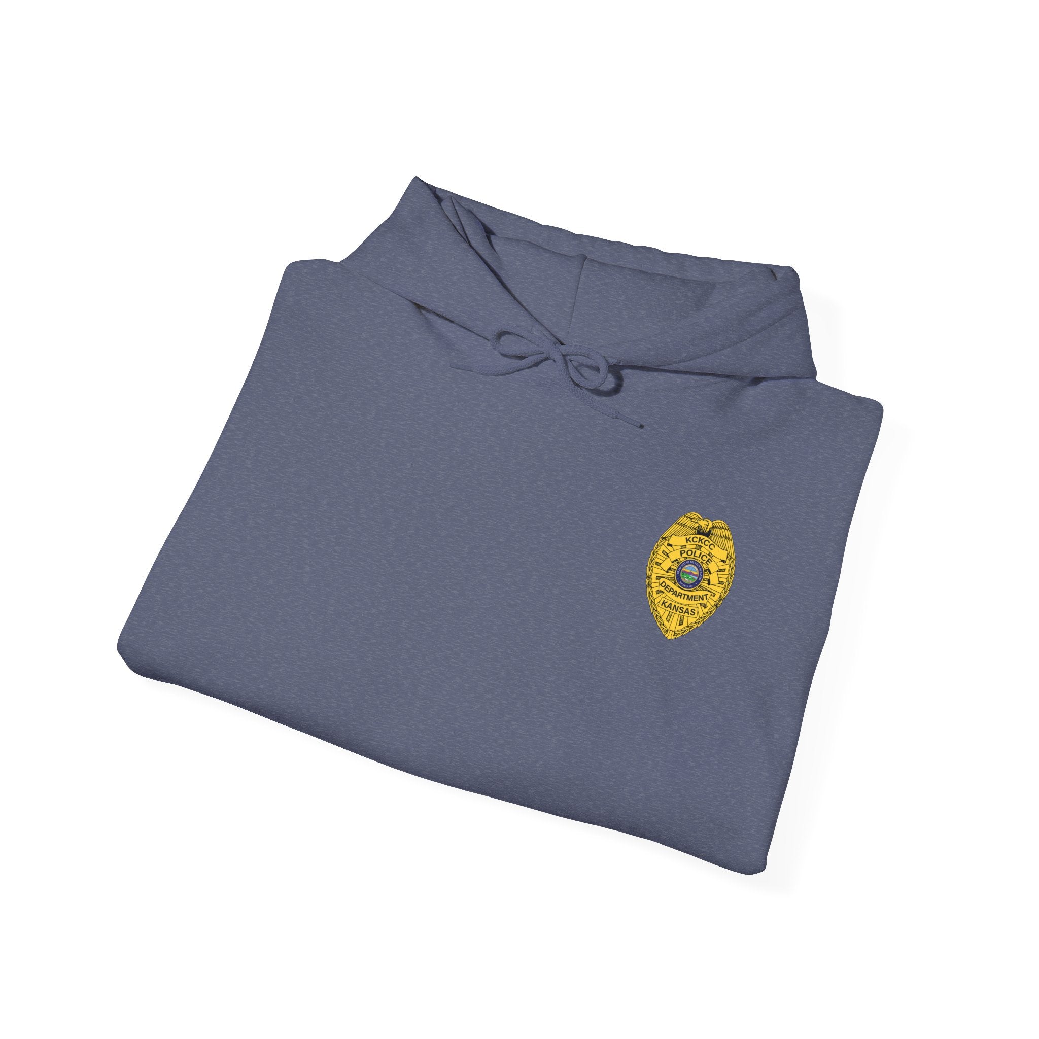 Kansas City College Police Department Badge - Unisex Heavy Blend™ Hooded Sweatshirt