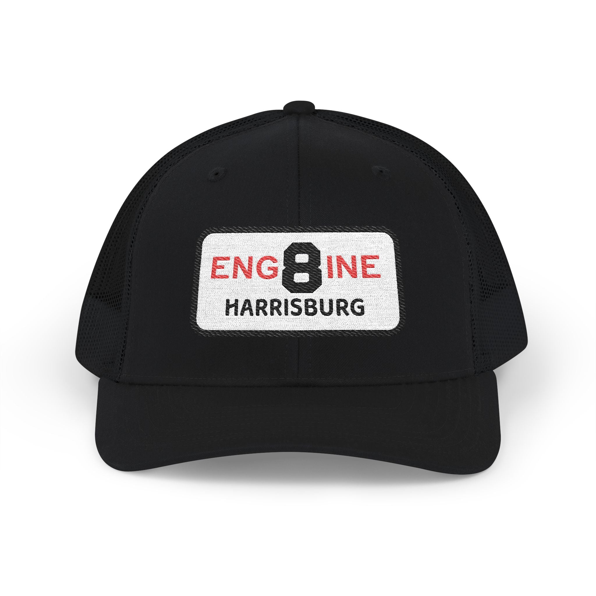 Harrisburg Fire Engine 8 - Richardson 112 Style Snapback Trucker Cap (Embroidery)