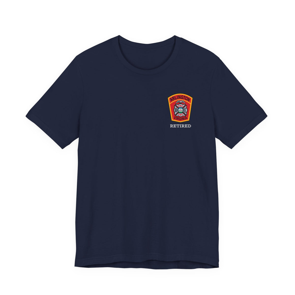 Arlington Retired patch - Bella+Canvas Soft Unisex Tee