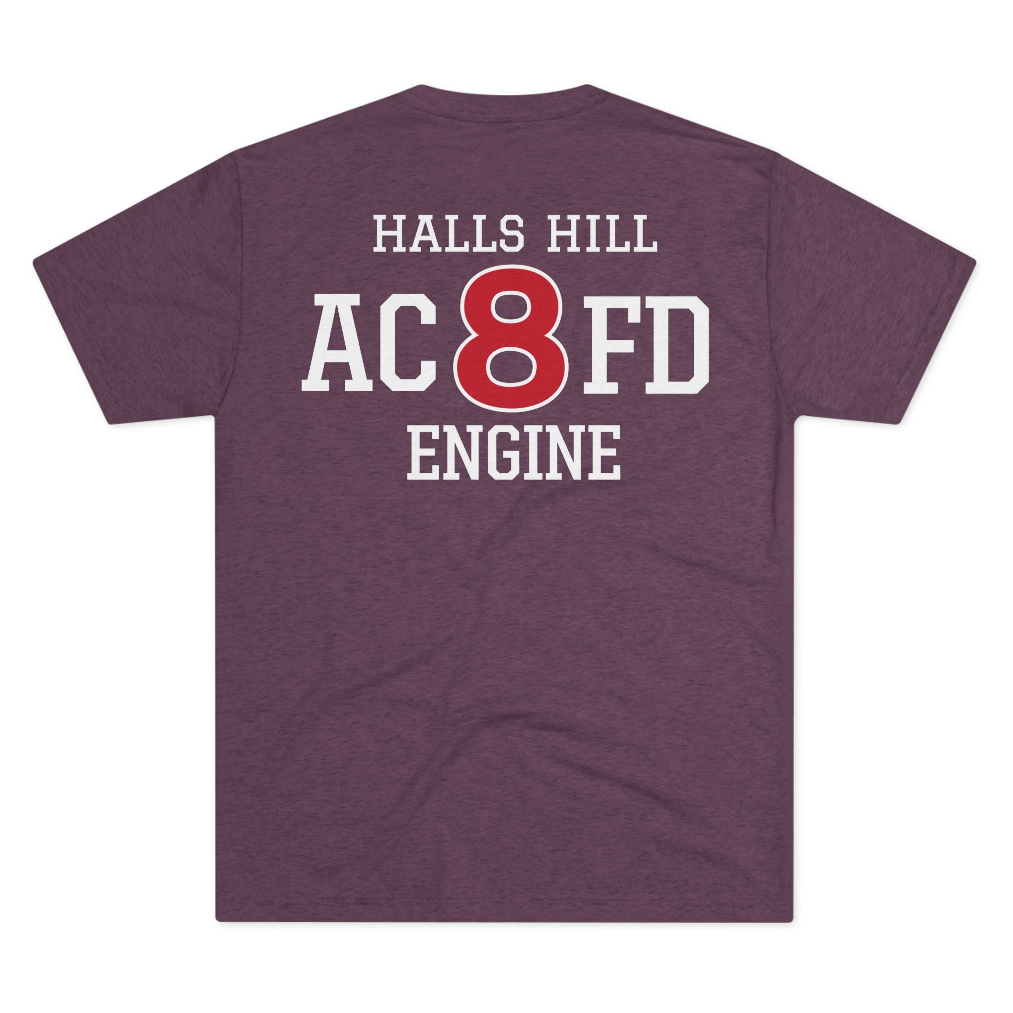 Engine 8 Halls Hill - NextLevel Tri-Blend Crew Tee