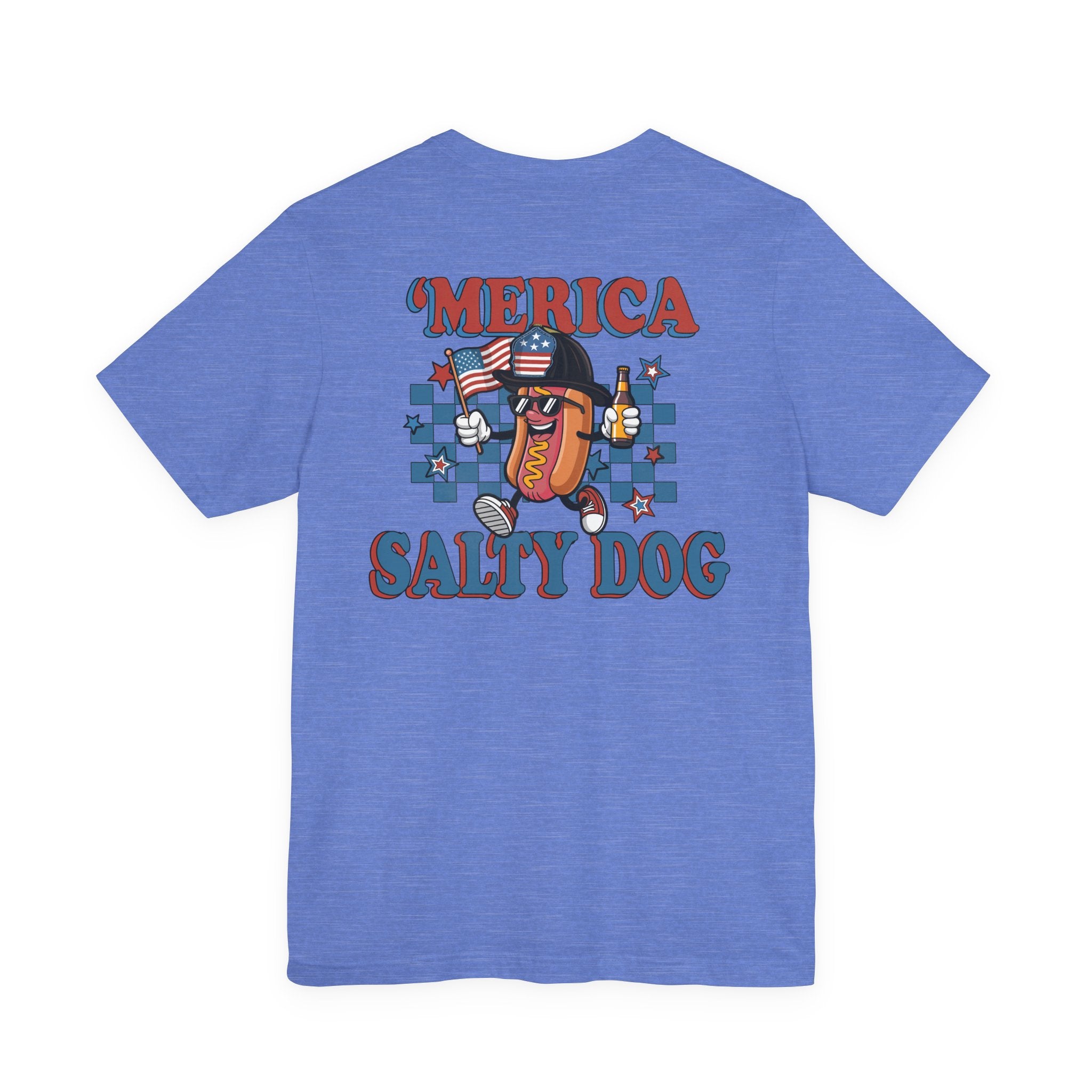Salty Dog 'Merica Shirt - Bella-Canva Soft Jersey Short Sleeve Tee