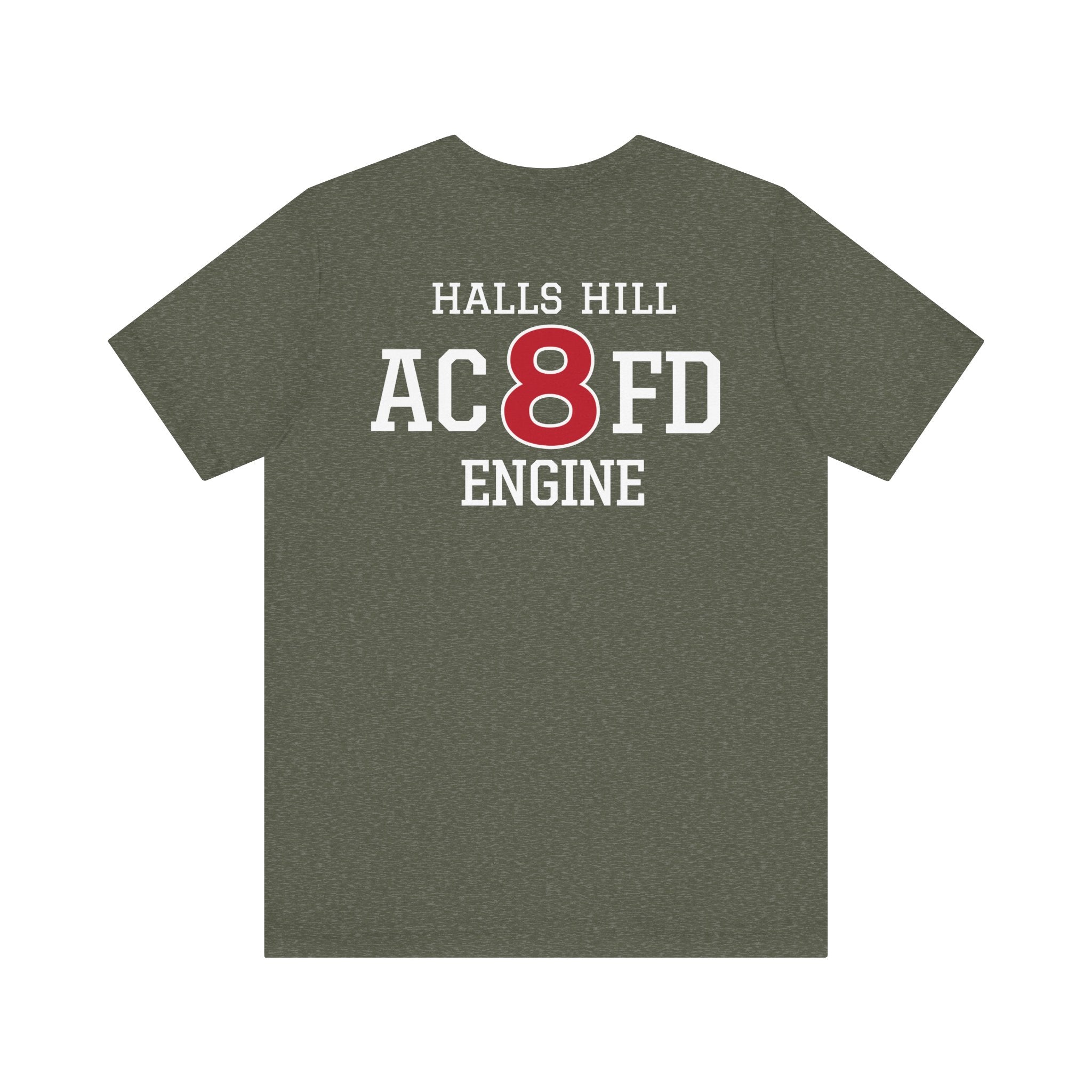 Engine 8 Halls Hill - Bella+Canvas Soft Unisex Tee