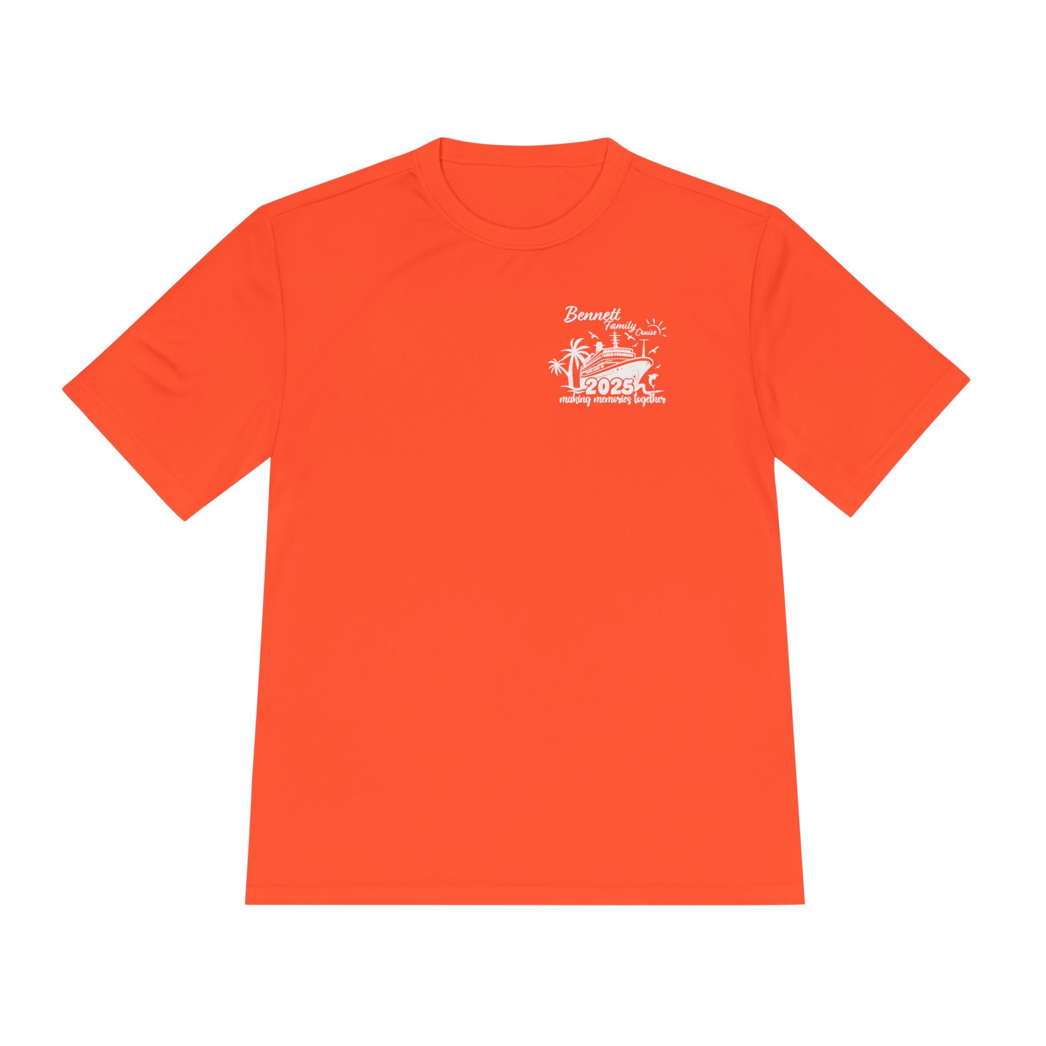 Bennet Family Cruise White Text- Unisex Moisture Wicking Tee