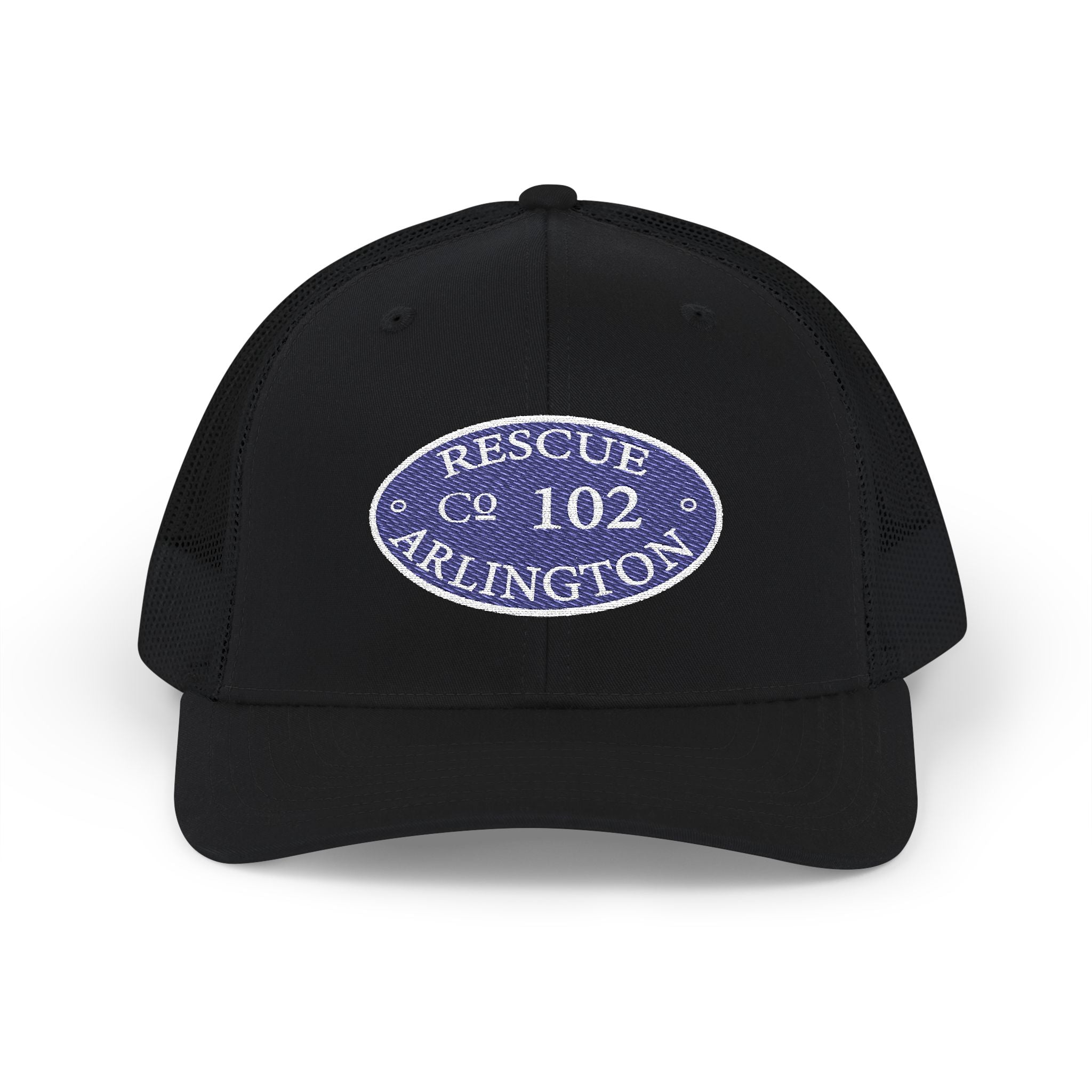 Arlington Rescue 2 Circle Patch - (Richardson 112 Style Hat) Snapback Trucker