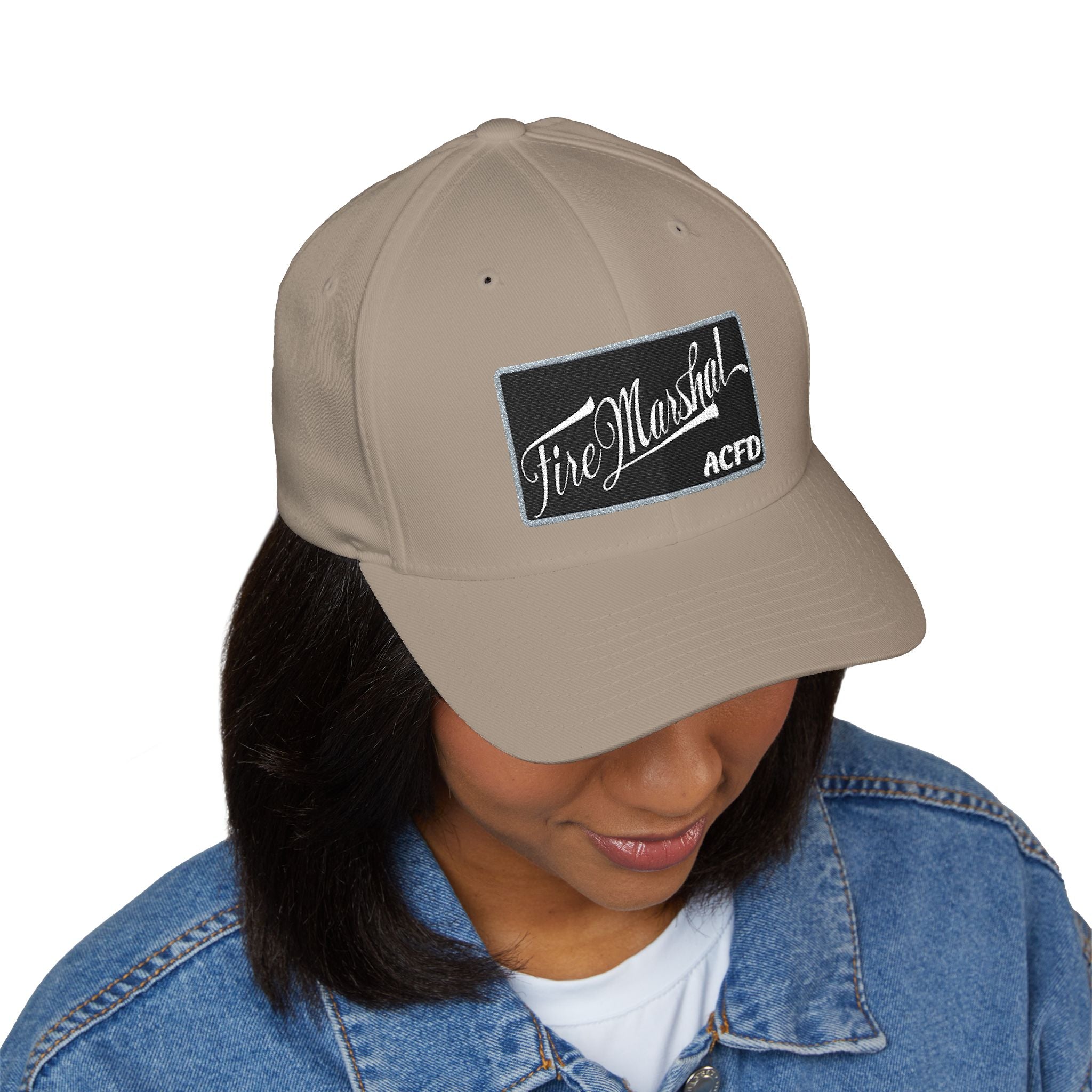 Arlington Fire Marshal Written - FLEXFIT Closed-Back Structured Cap (Embroidery)