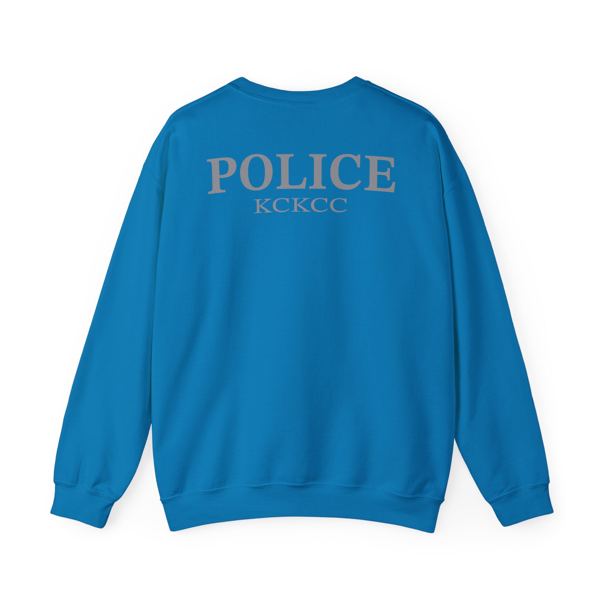 Kansas City College Police Patch Grey - Unisex Heavy Blend™ Crewneck Sweatshirt