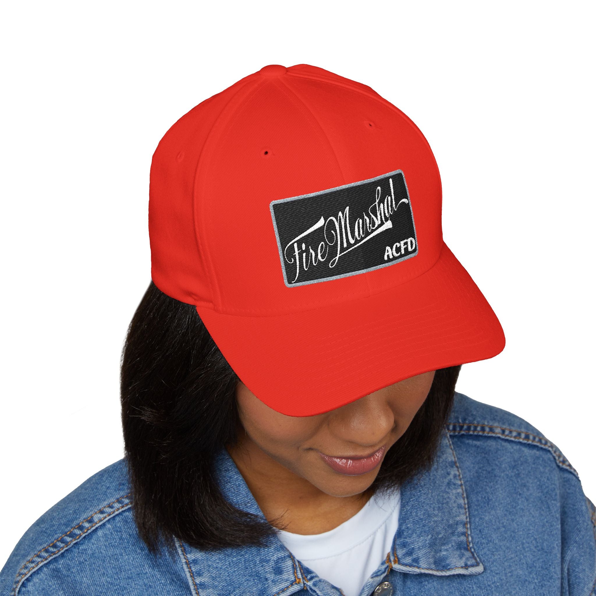 Arlington Fire Marshal Written - FLEXFIT Closed-Back Structured Cap (Embroidery)