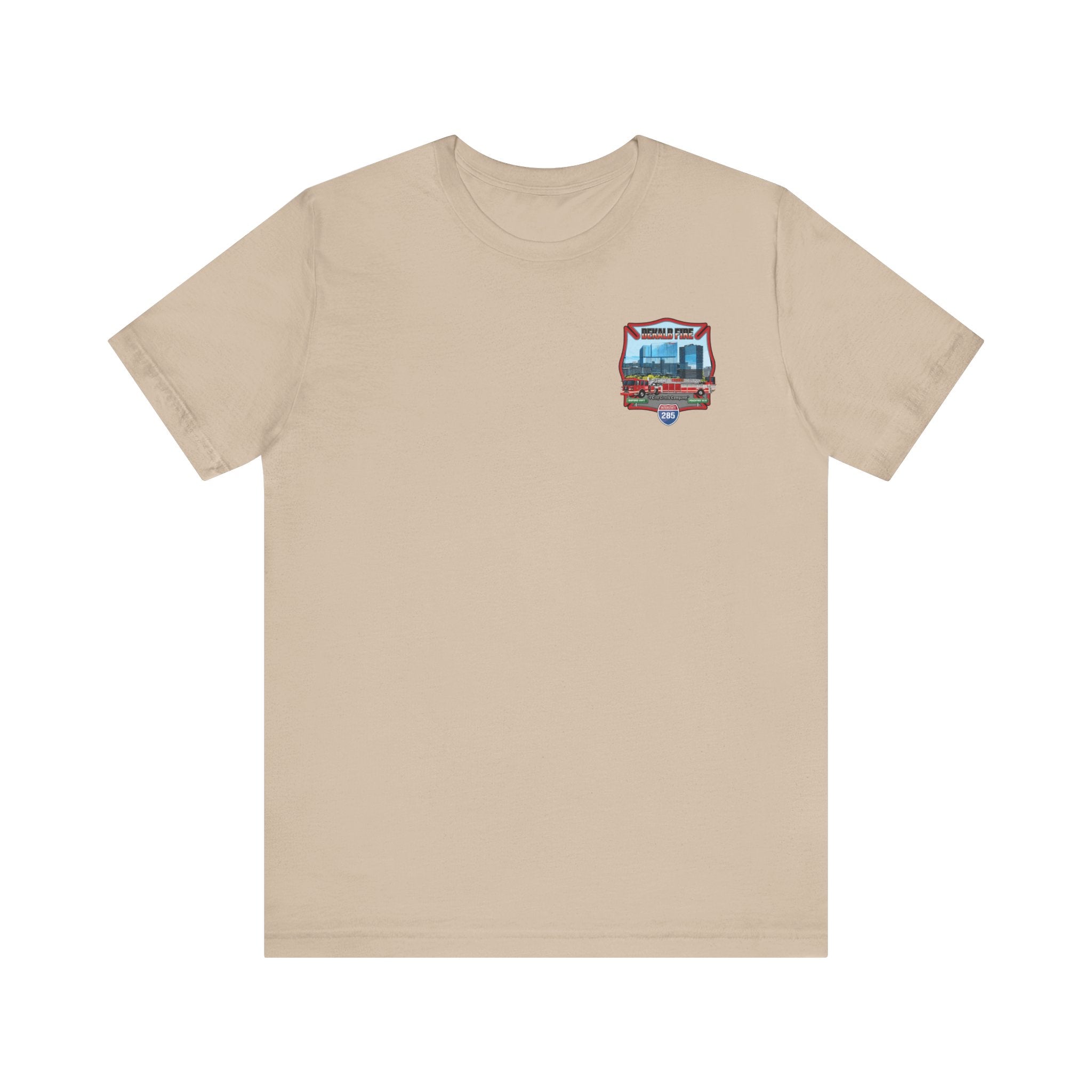 Dekalb County Fire Tiller 18 Rendering - Bella+Canvas Soft Unisex Tee