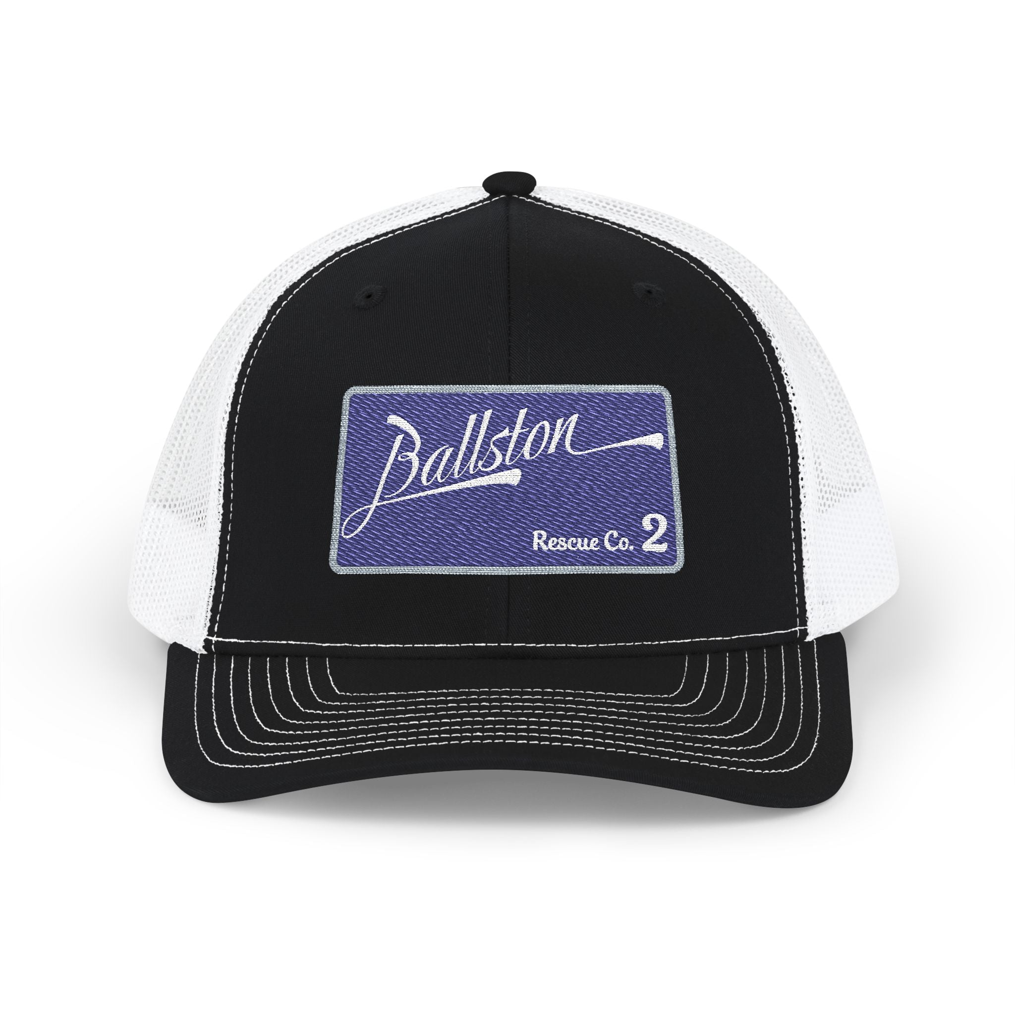 Ballston Rescue co 2 - Snapback Trucker (Richardson 112 Style Hat)