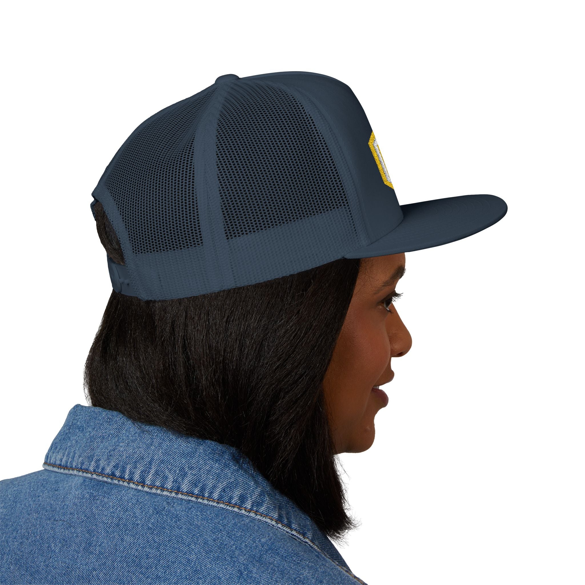 Arlington Rescue 2 (requested different style hat) - 5 Panel Trucker Cap (Embroidery)