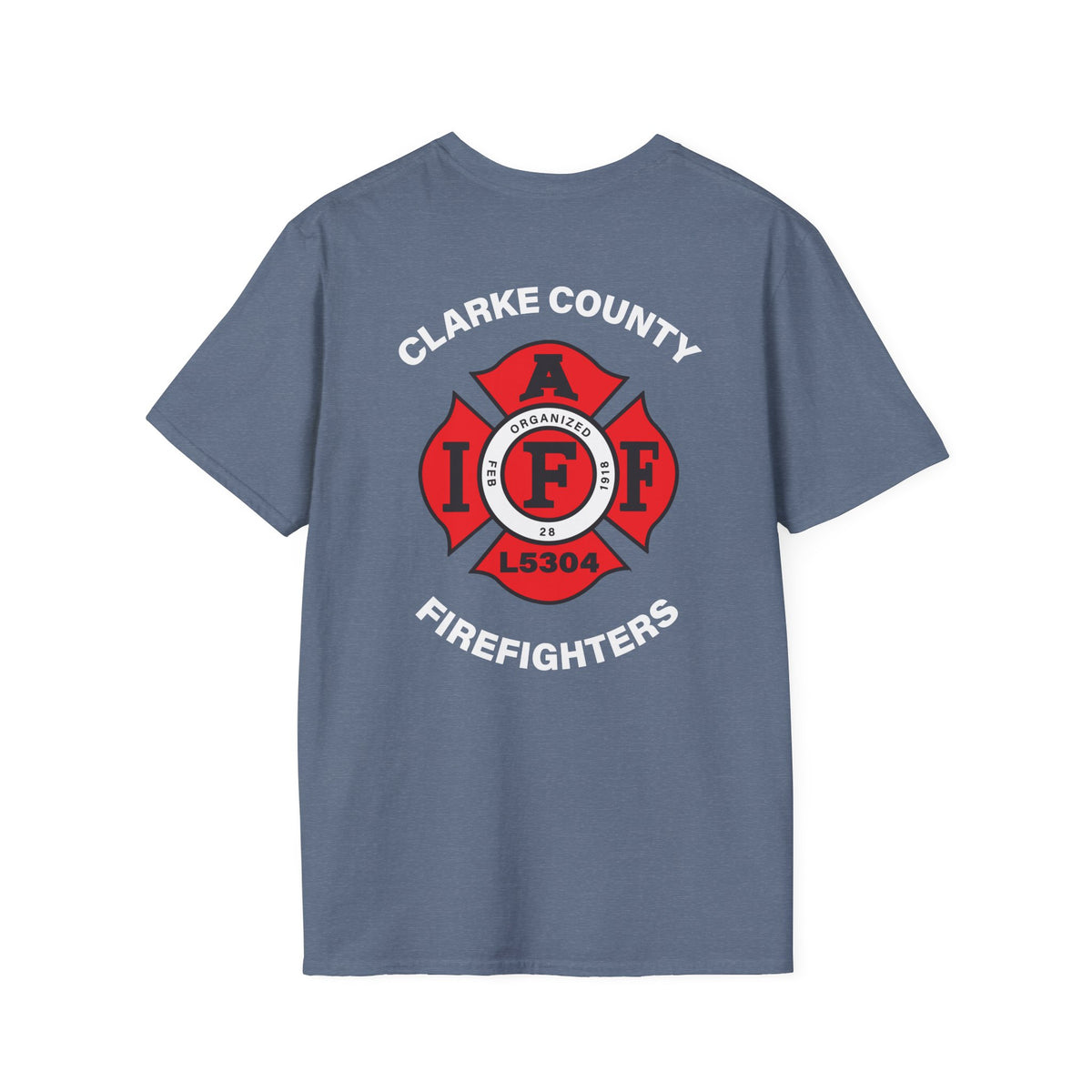 Clarke County Local 5304 (Portion of Proceeds go to Local 5304) - Gildan Soft Cotton Softstyle T-Shirt
