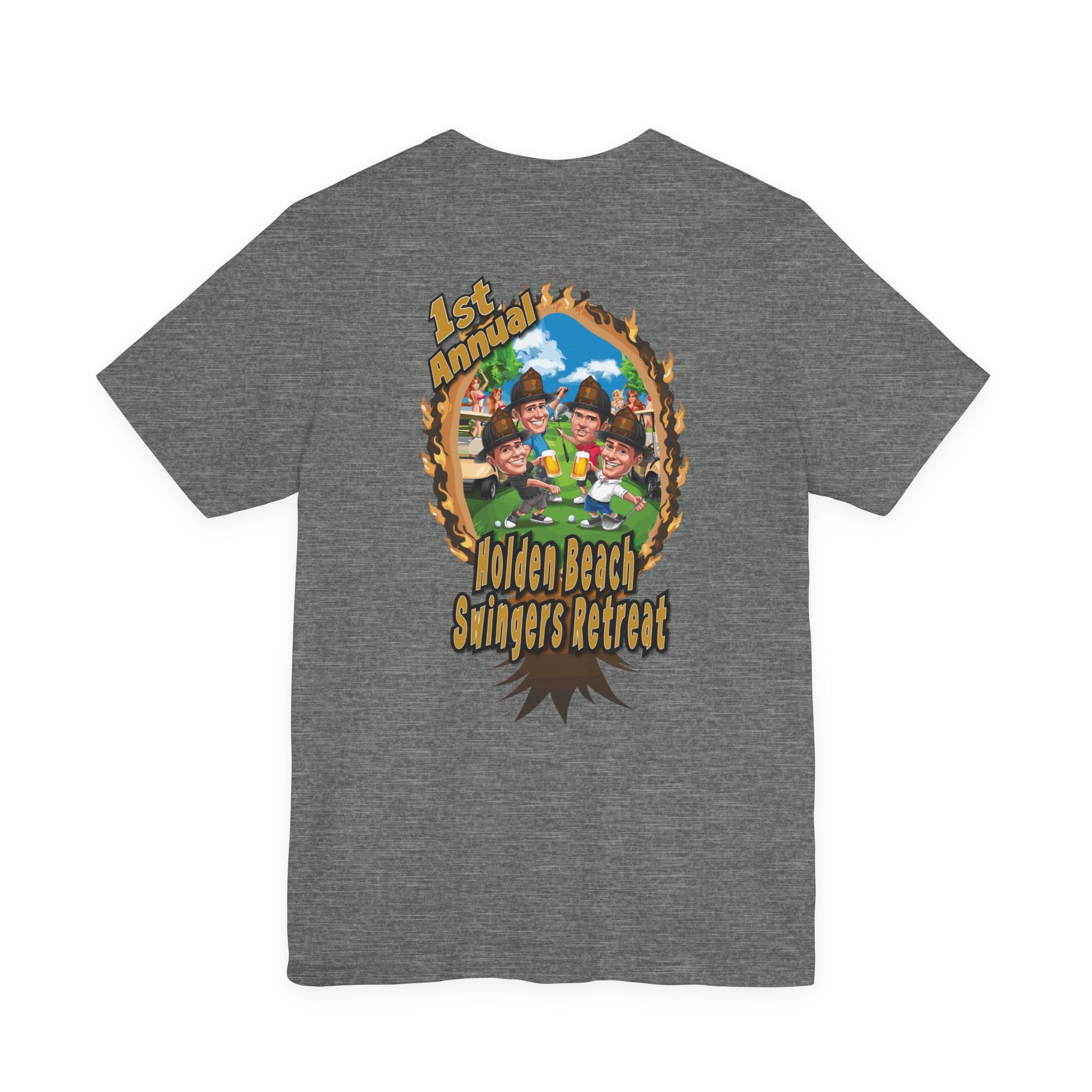 Holden Beach Swingers Retreat- Bella+Canvas Soft Unisex Tee