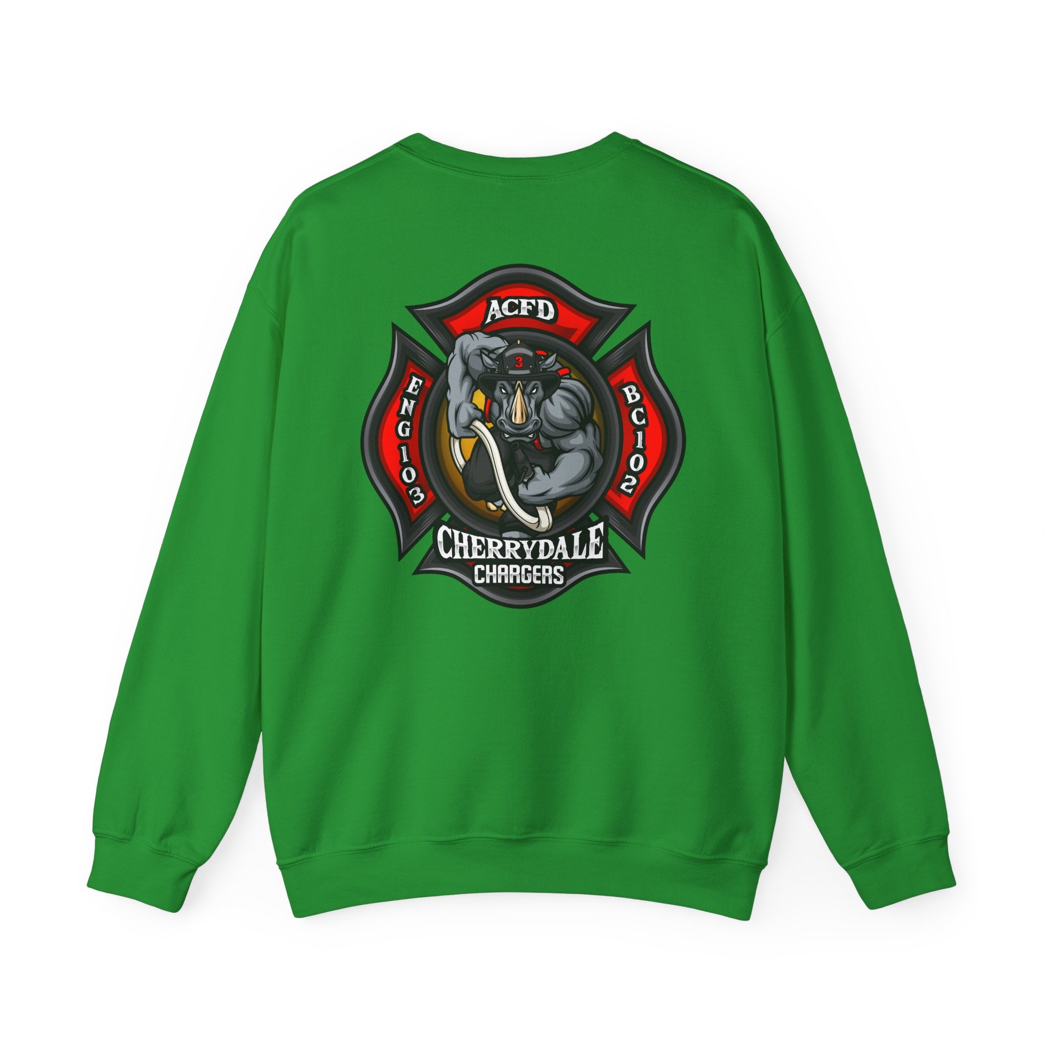Arlington Station 3 Front/ Rhino Back - Gildan Sweatshirt Unisex Heavy Blend™