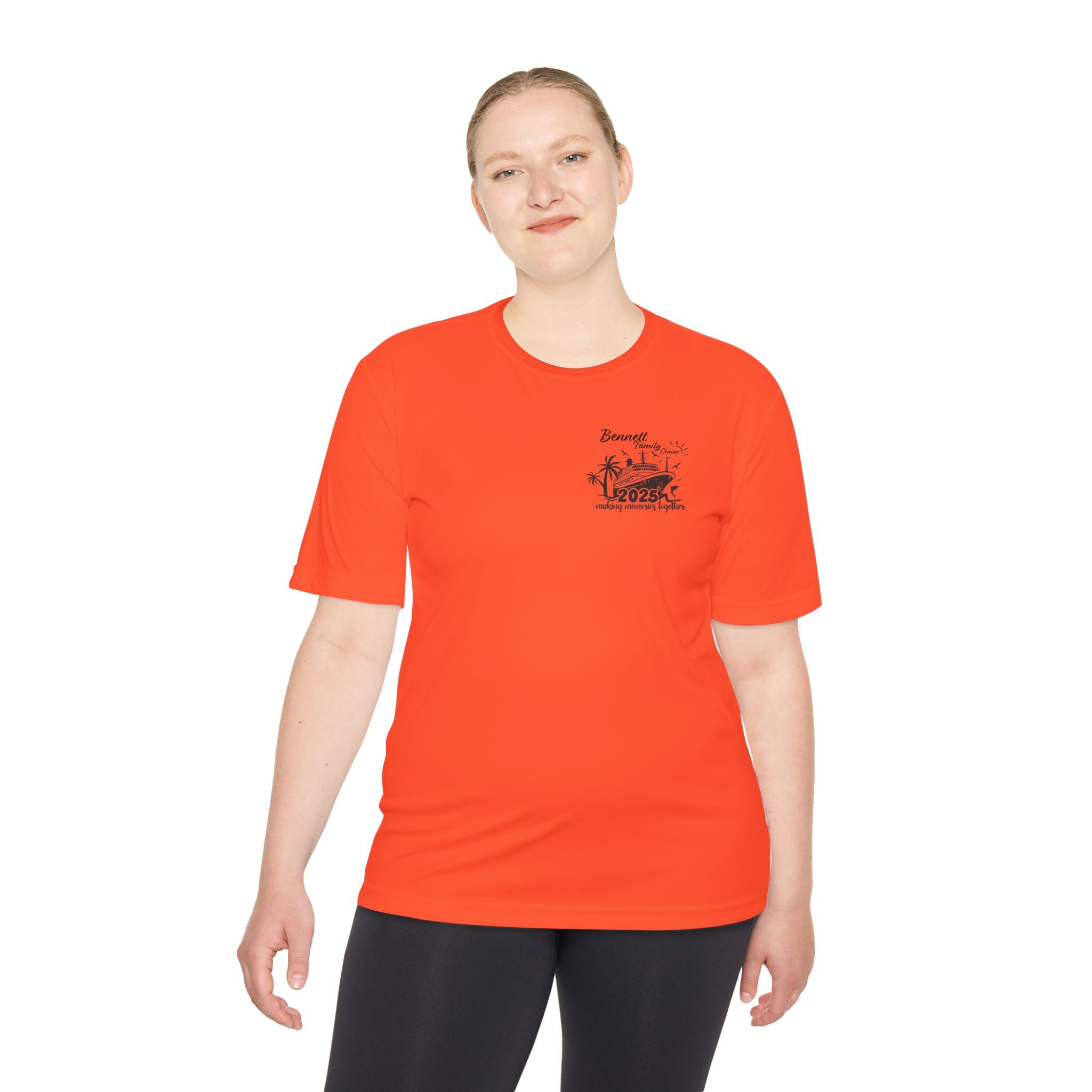 Bennet Family Cruise Black Text - Unisex Moisture Wicking Tee