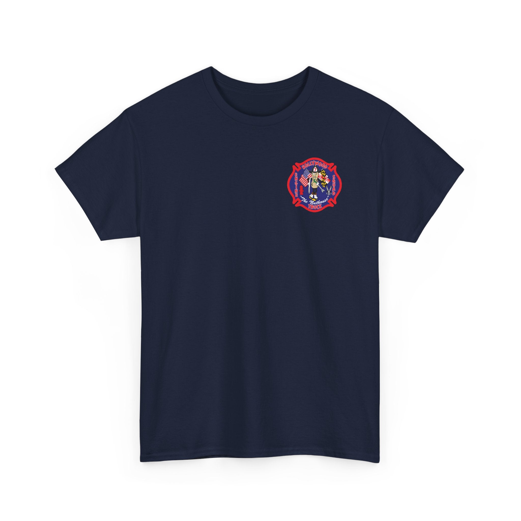 Hollywood MD Vol Fire Ladder Co. 7 - Heavy Cotton Unisex Tee -