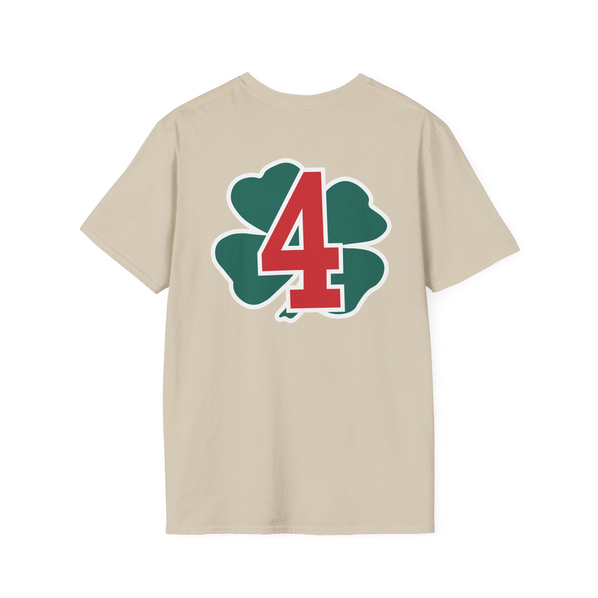 Station 4  acfd clover front/clover back - Gildan Soft Cotton Softstyle T-Shirt