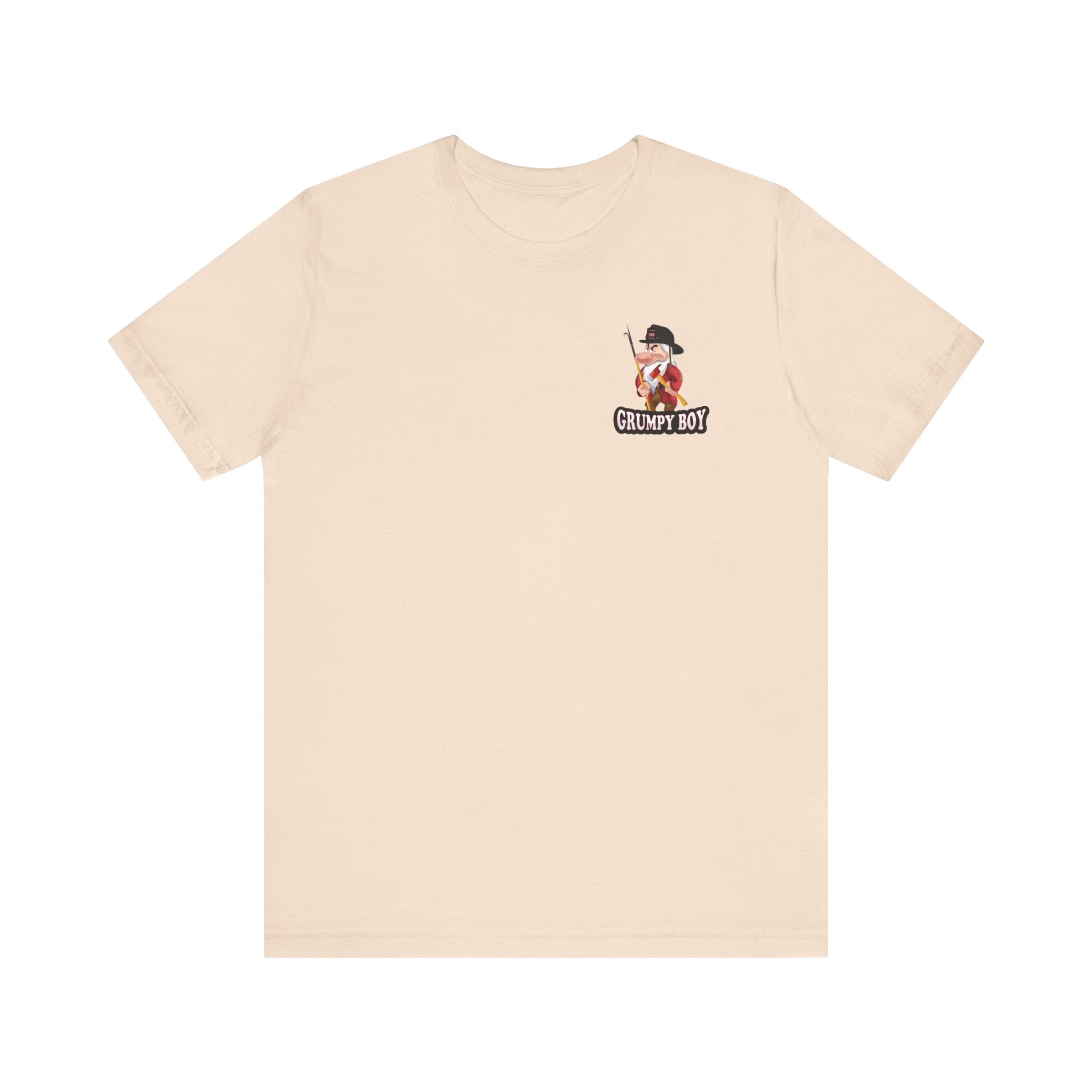 Grumpy Boy Firefighter - Heavy Cotton Unisex Tee -