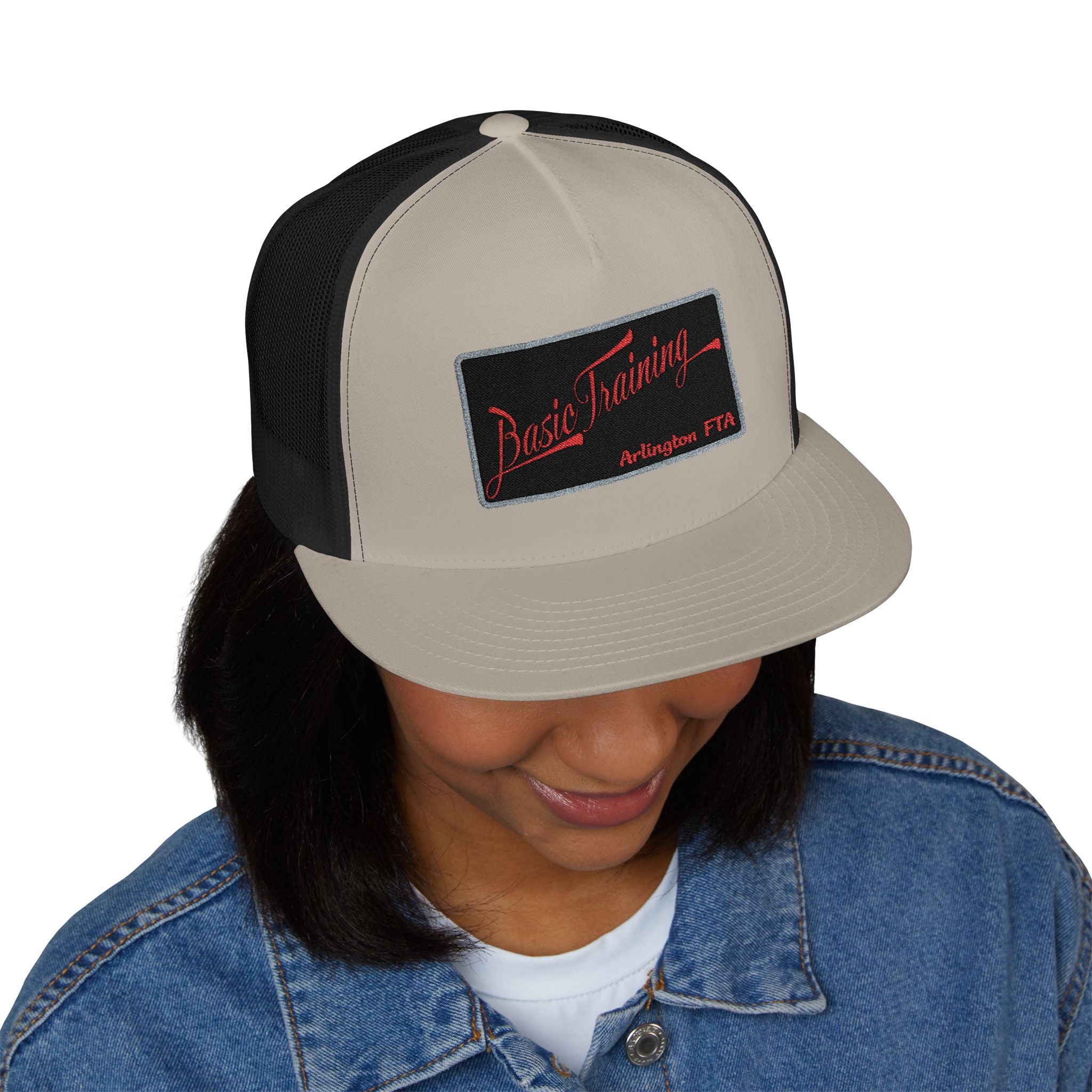 Arlington FTA Basic Training (Fire Training Academy) - 5 Panel Trucker Cap (Embroidery)