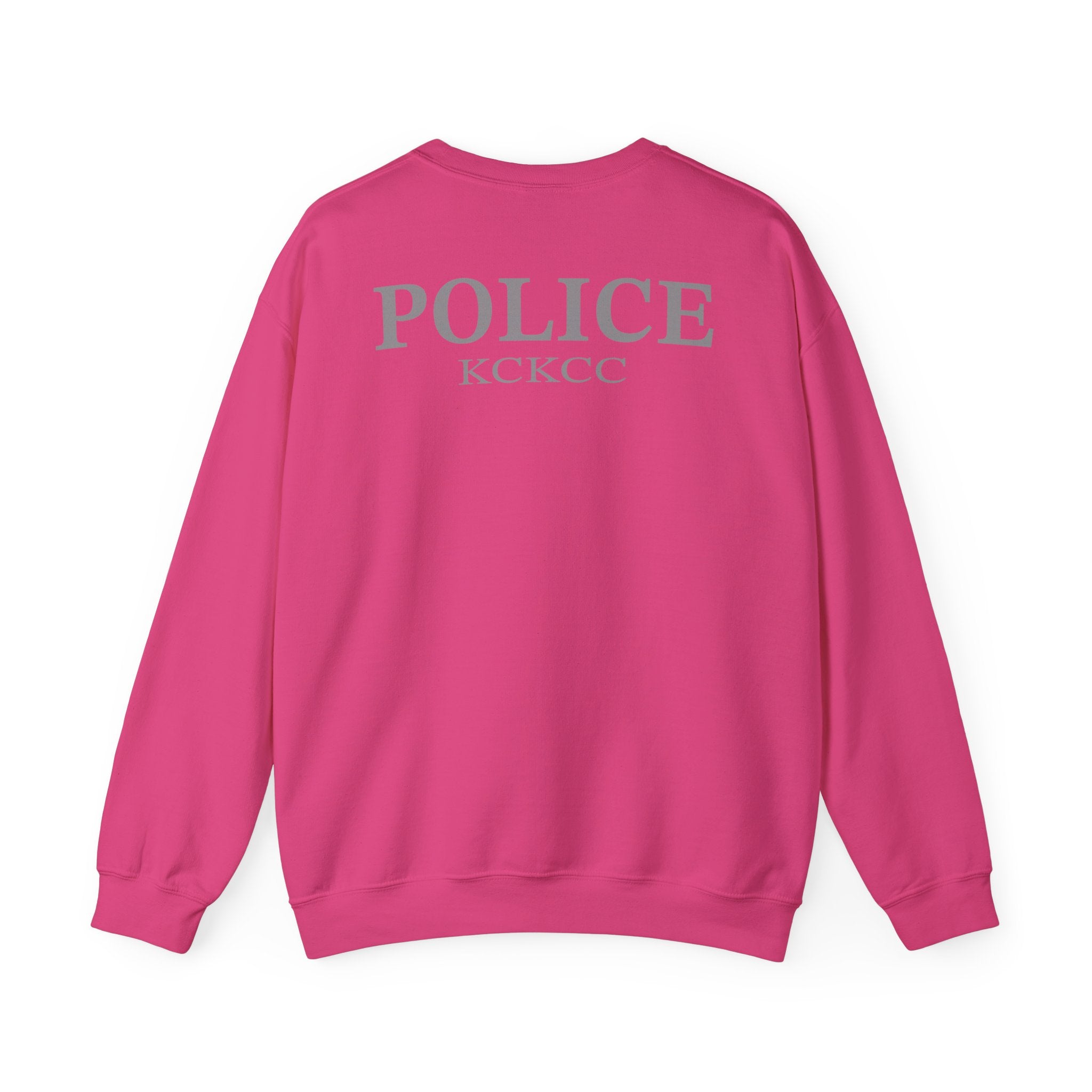 Kansas City College Police Patch Grey - Unisex Heavy Blend™ Crewneck Sweatshirt
