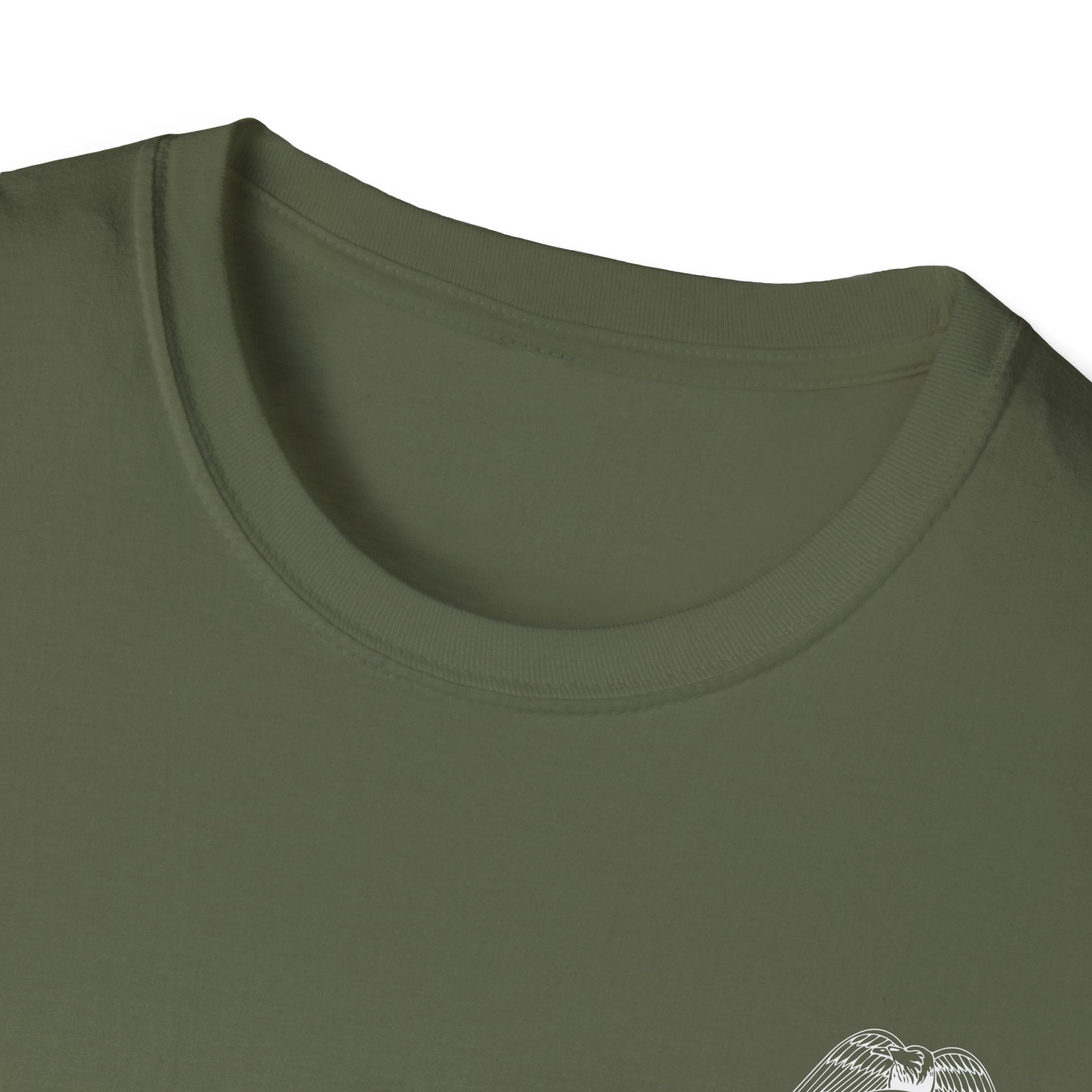 KCKCC Badge White outline - Gildan 64000 Unisex Softstyle T-Shirt