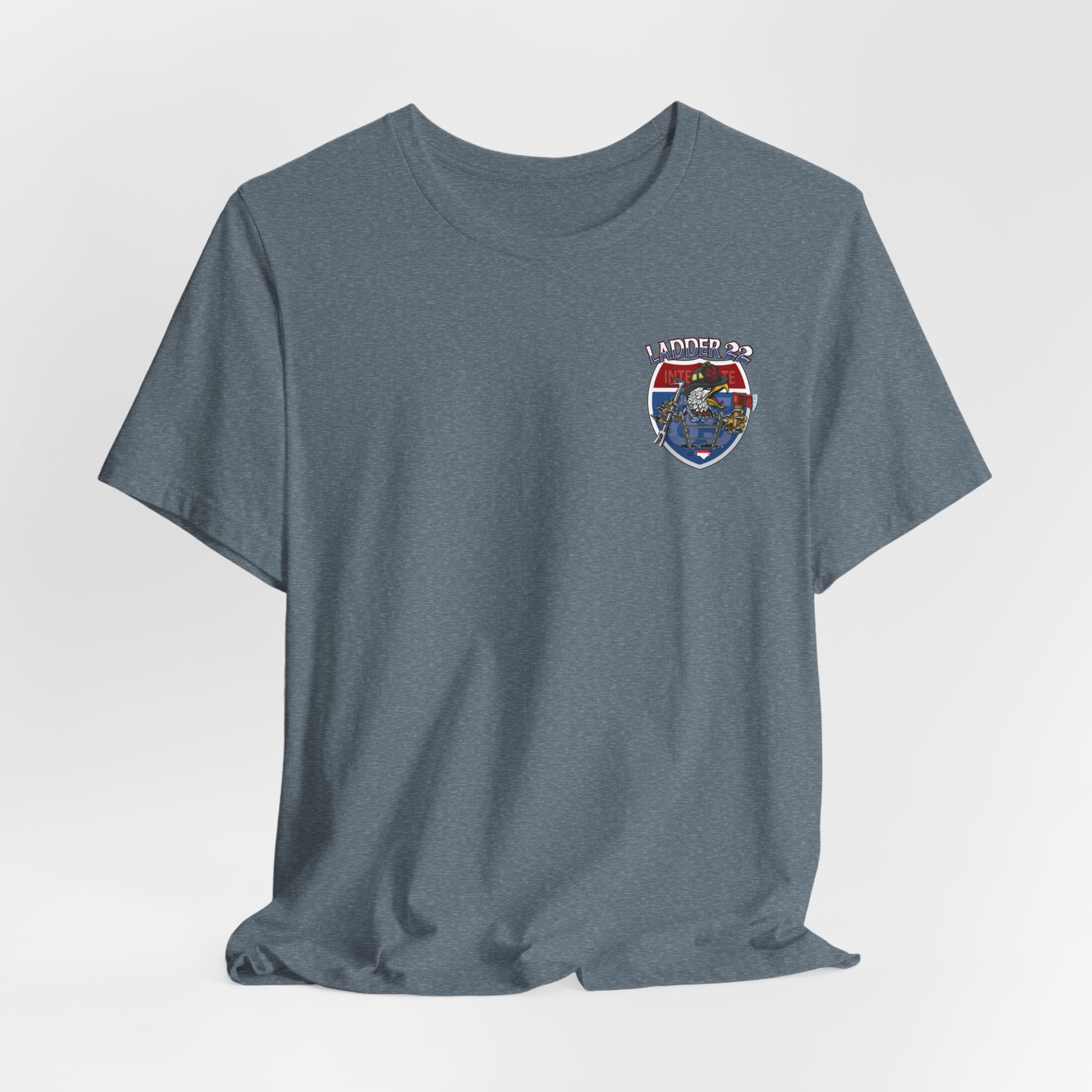Thomasville Fire NC Ladder 22 (version 2) - Bella+Canvas Soft Unisex Tee