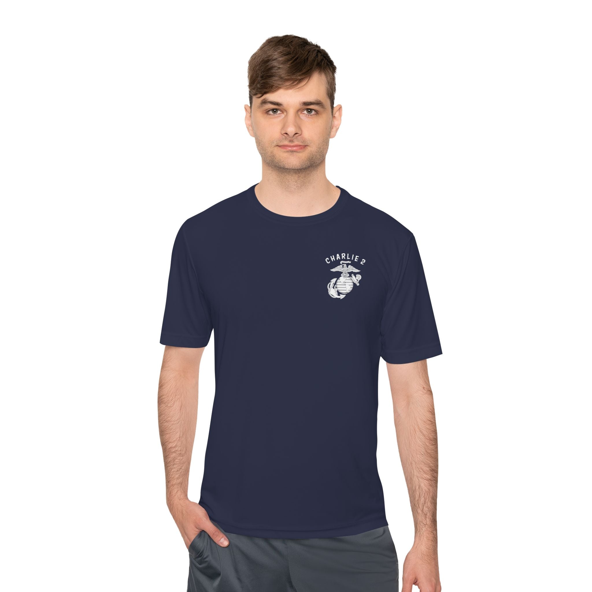 Charlie 2 Ronin (white logo) - Unisex Moisture Wicking Tee