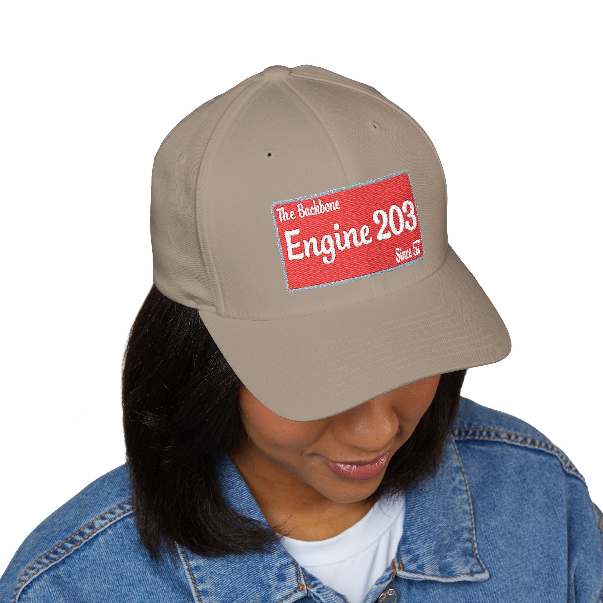 Engine 203 Remount Raiders - FLEXFIT Closed-Back Structured Cap (Embroidery)
