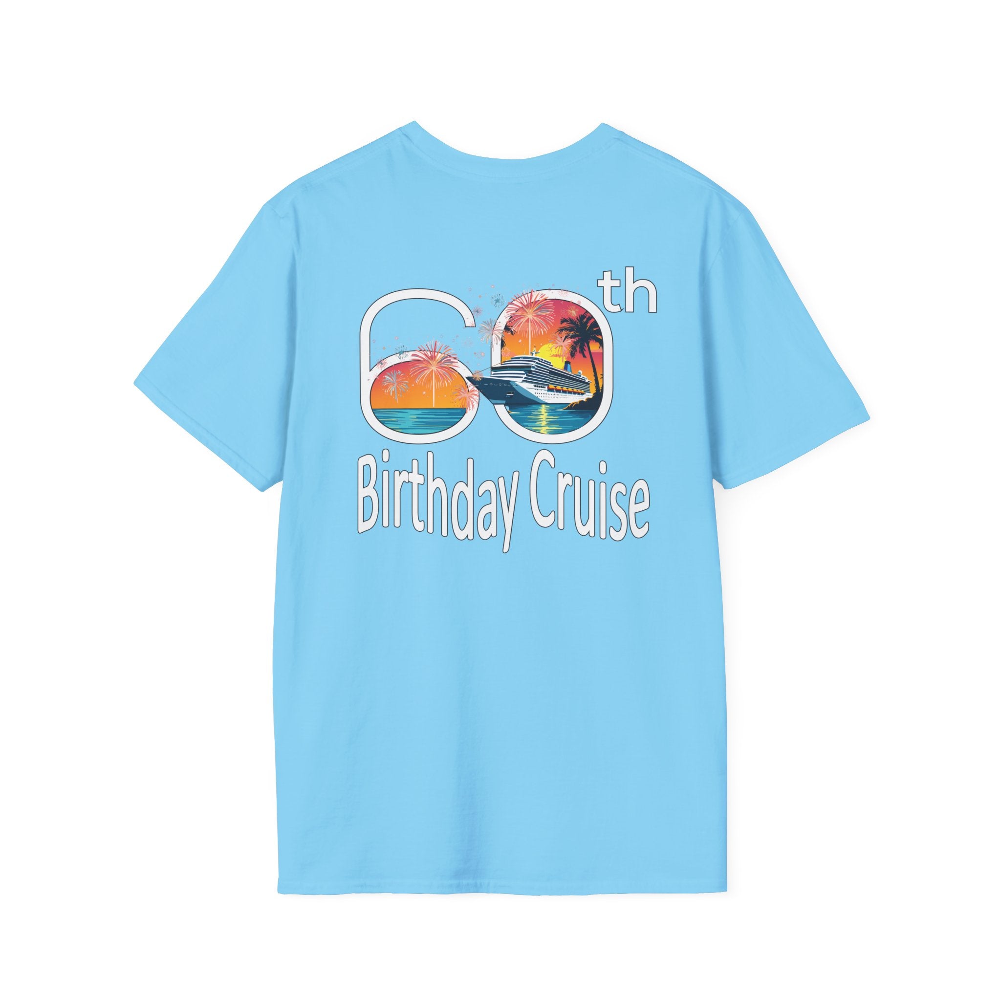 Renee Family Cruise Colorful - Unisex Softstyle Cotton T-Shirt
