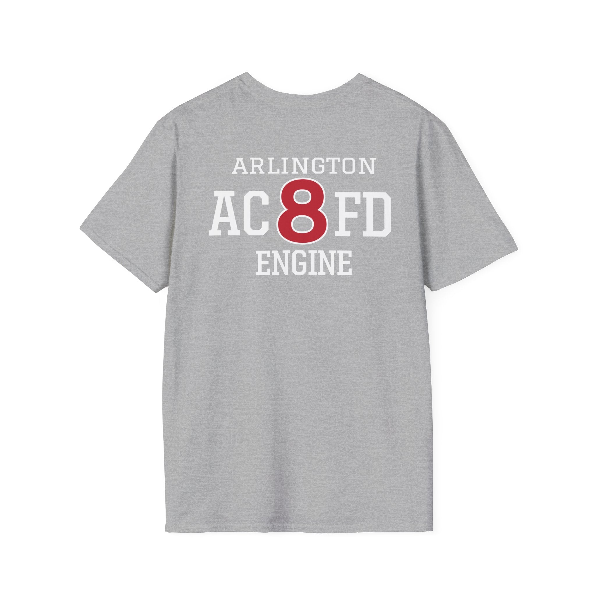 Engine 8 Arlington - Gildan Soft Cotton Softstyle T-Shirt