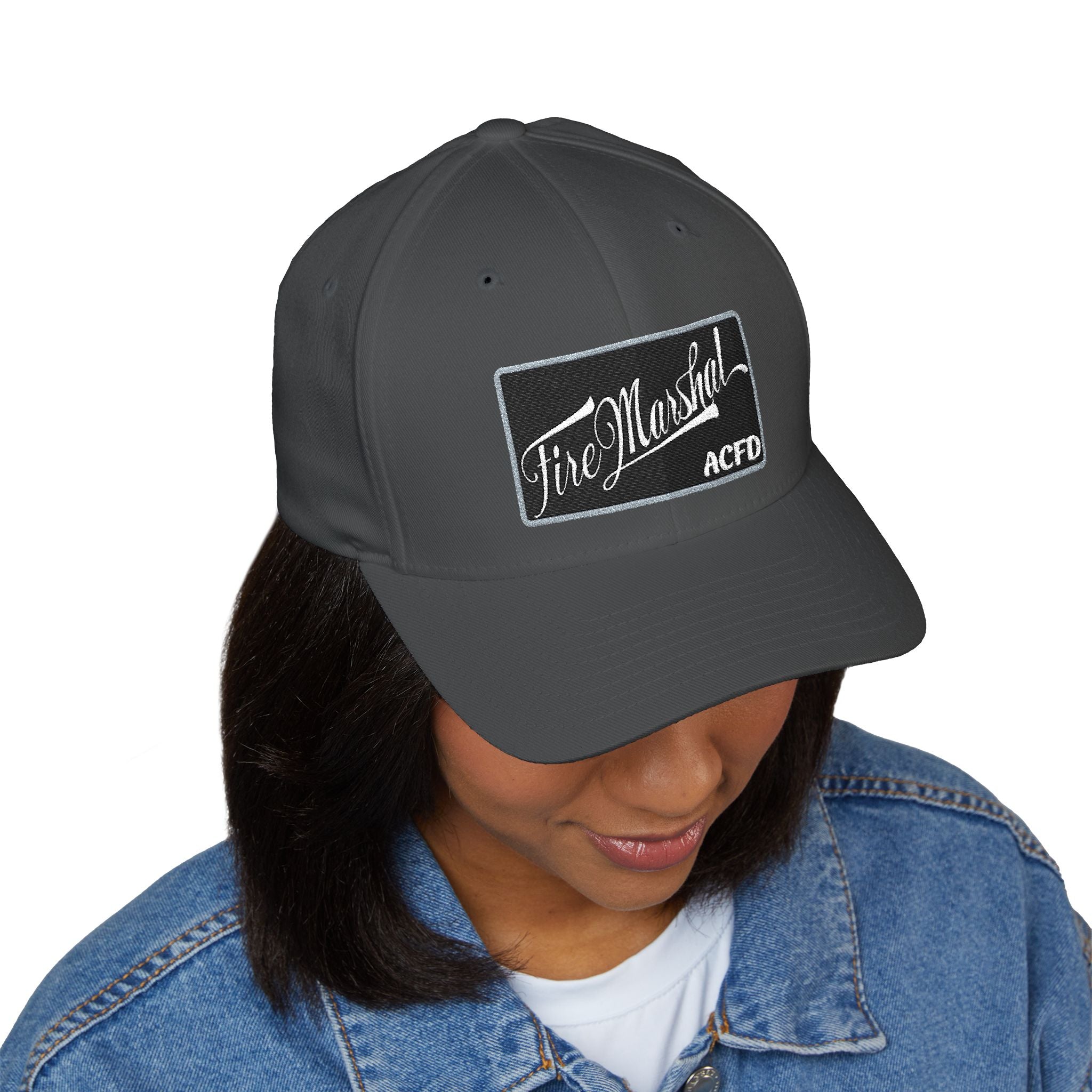 Arlington Fire Marshal Written - FLEXFIT Closed-Back Structured Cap (Embroidery)
