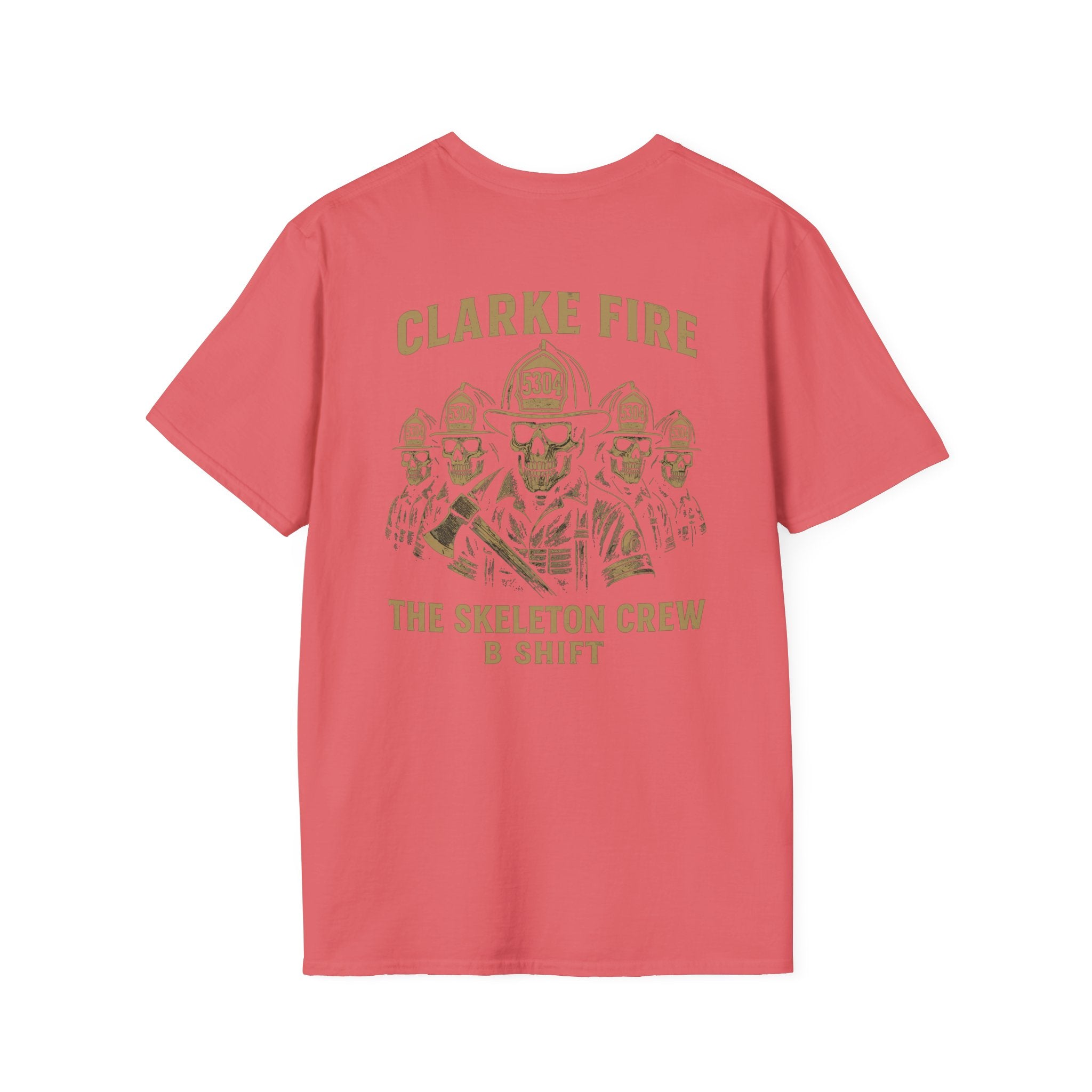 Clarke County B Shift version 2 (Portion of Proceeds go to Local 5304) - Gildan Soft Cotton Softstyle T-Shirt