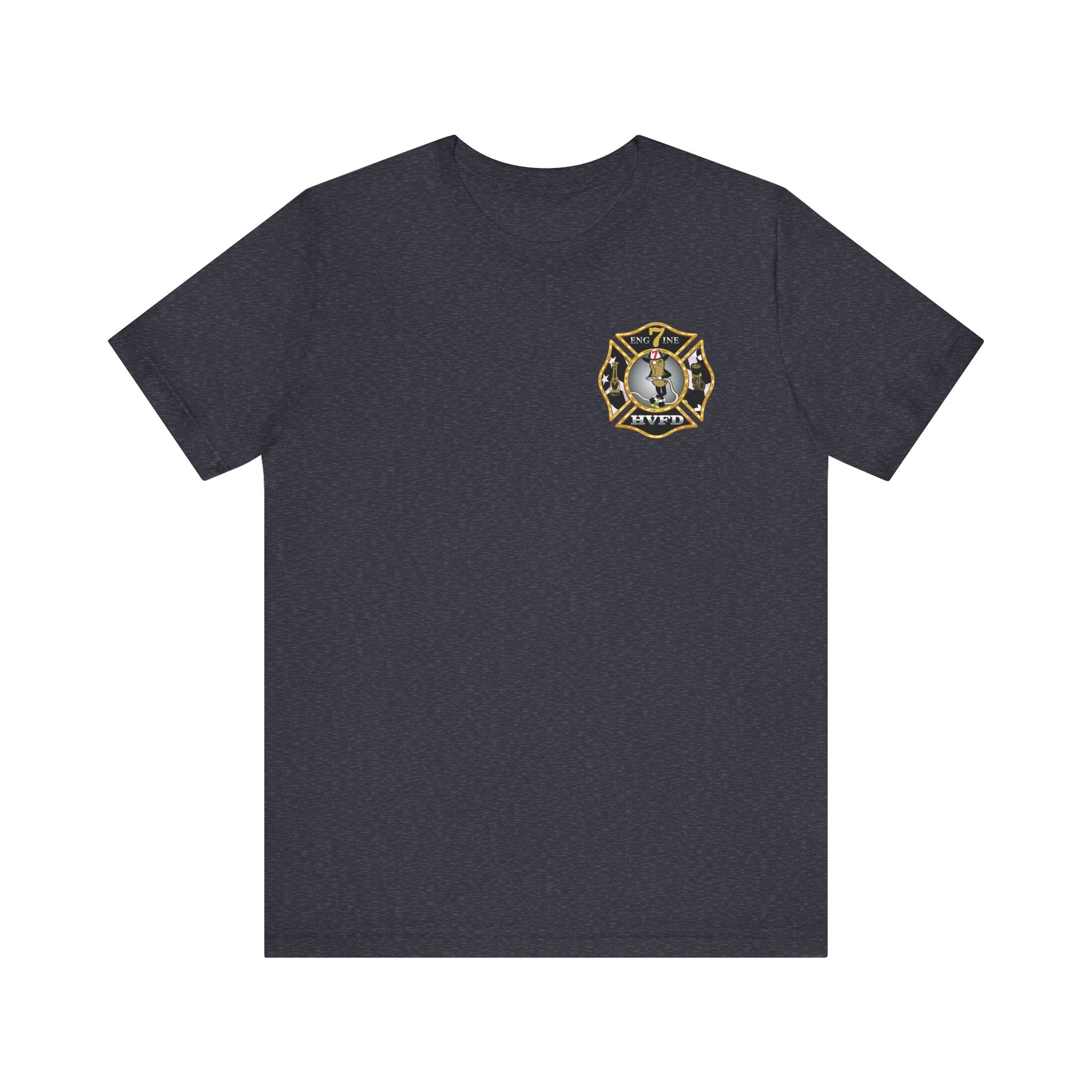 Hollywood MD Vol Fire Eng7ine - Bella+Canvas Soft Unisex Tee