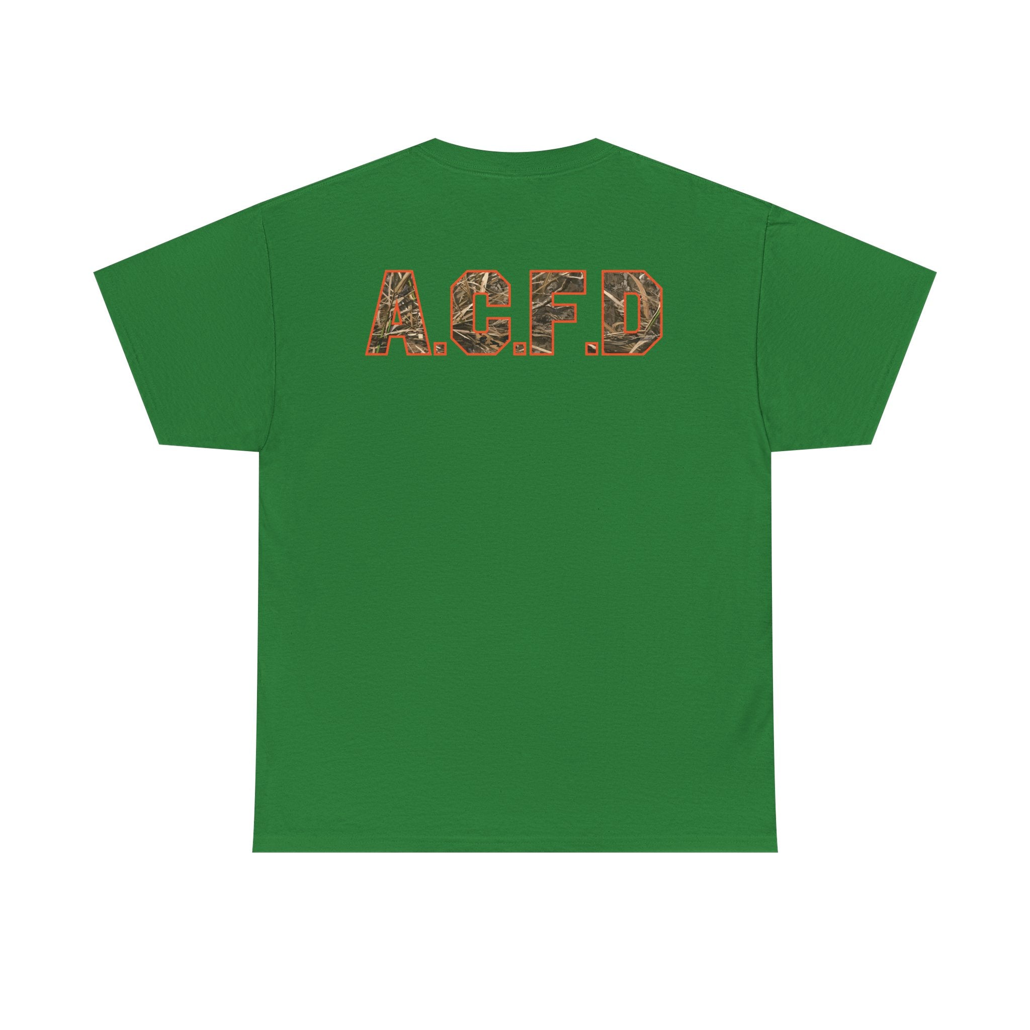 Heavy Cotton Unisex Tee - Arlington Camo Deer Hunter