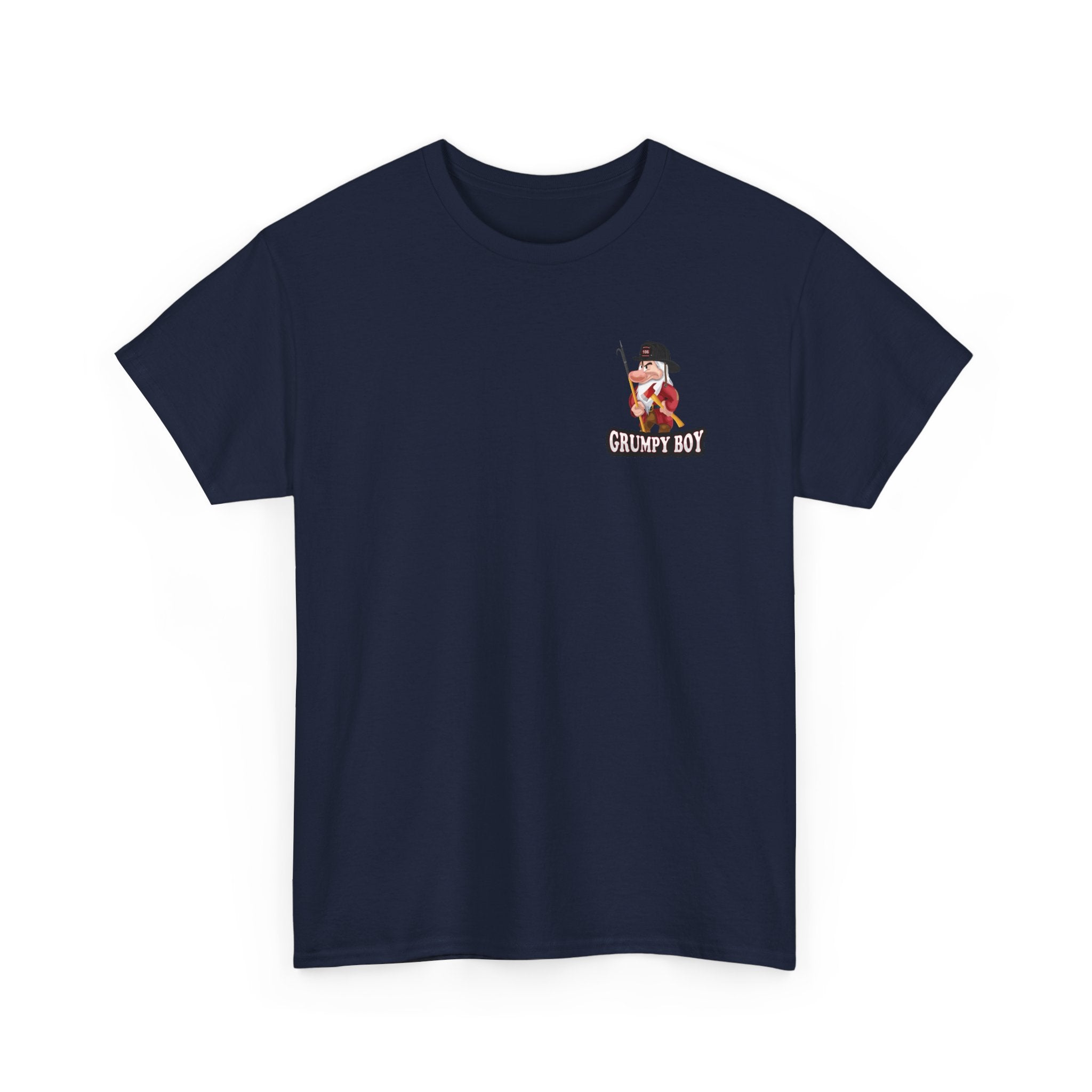 Grumpy Boy Firefighter - Heavy Cotton Unisex Tee