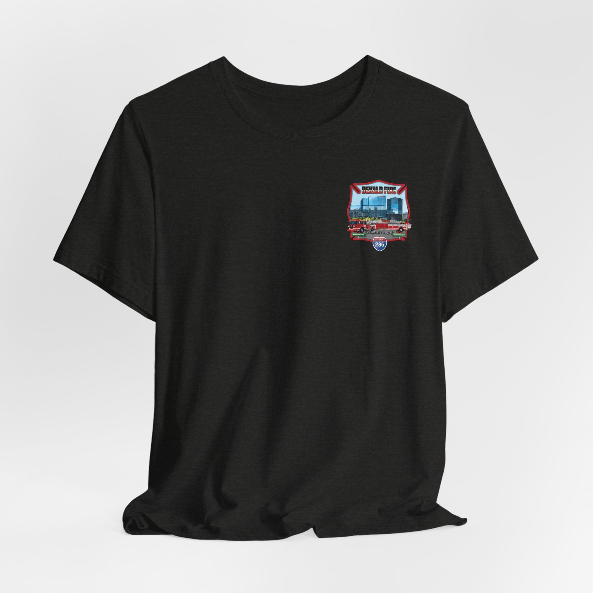 Dekalb County Fire Tiller 18 Rendering - Bella+Canvas Soft Unisex Tee