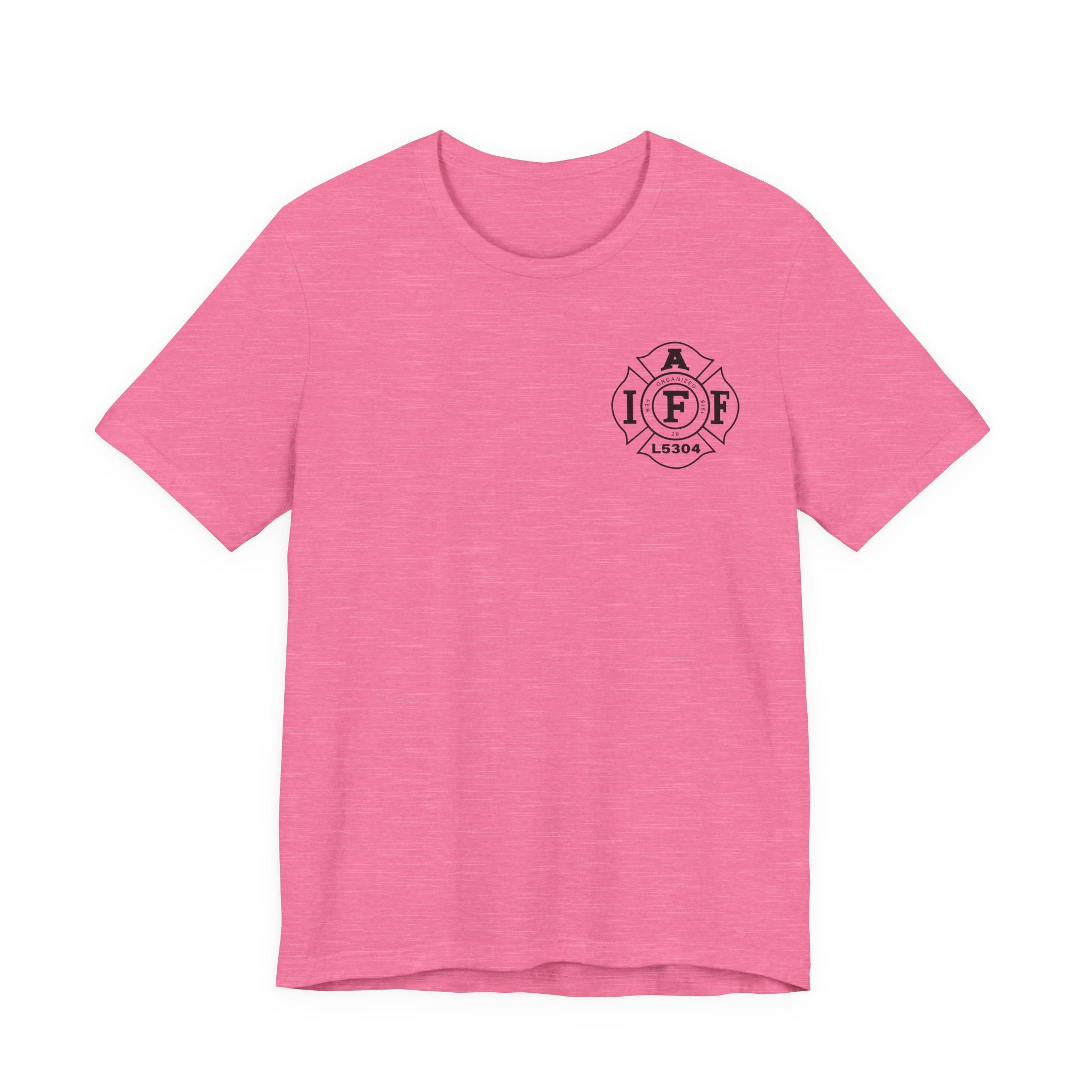 Clarke County Fire Breast Cancer (Portion of Proceeds go to Local 5304) - Bella+Canvas Soft Jersey Cotton Unisex Tee