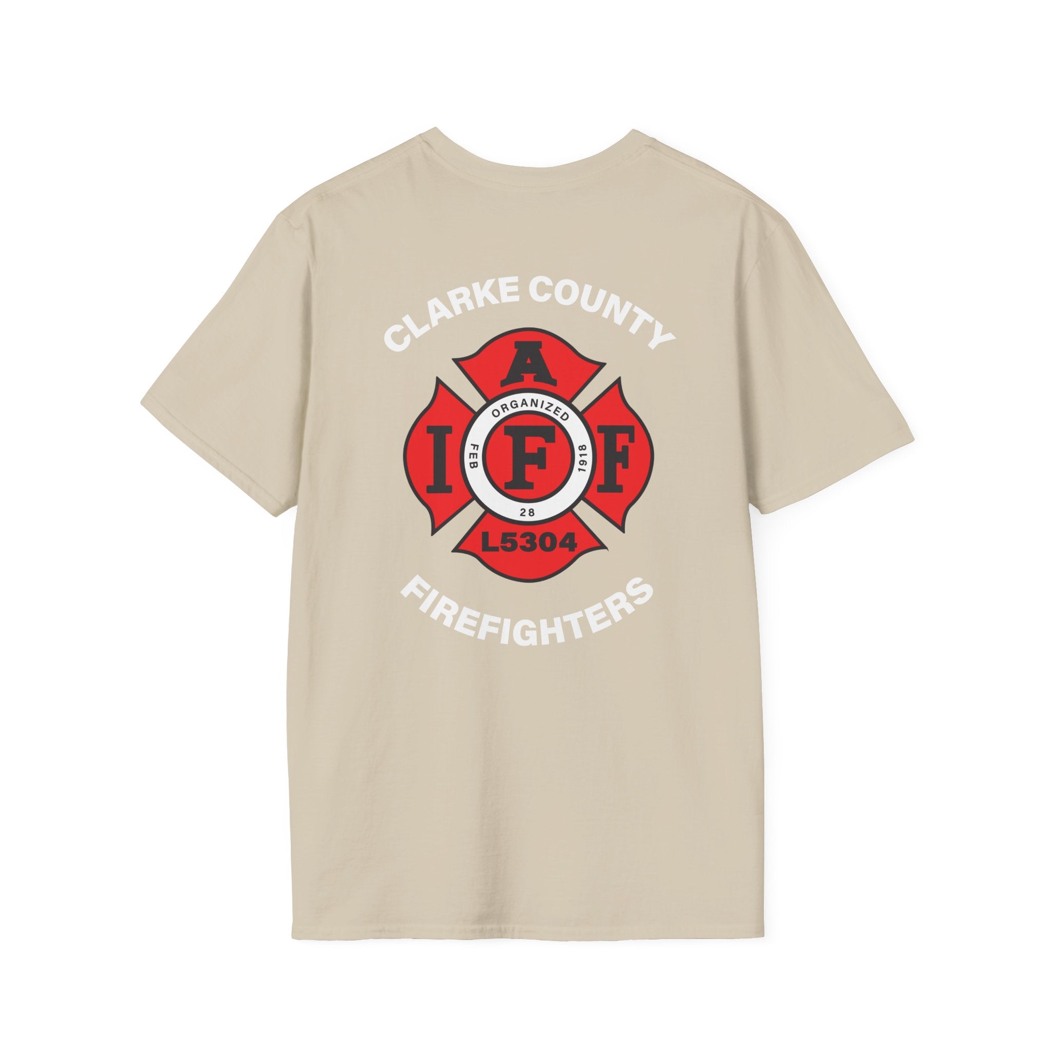 Clarke County Local 5304 (Portion of Proceeds go to Local 5304) - Gildan Soft Cotton Softstyle T-Shirt