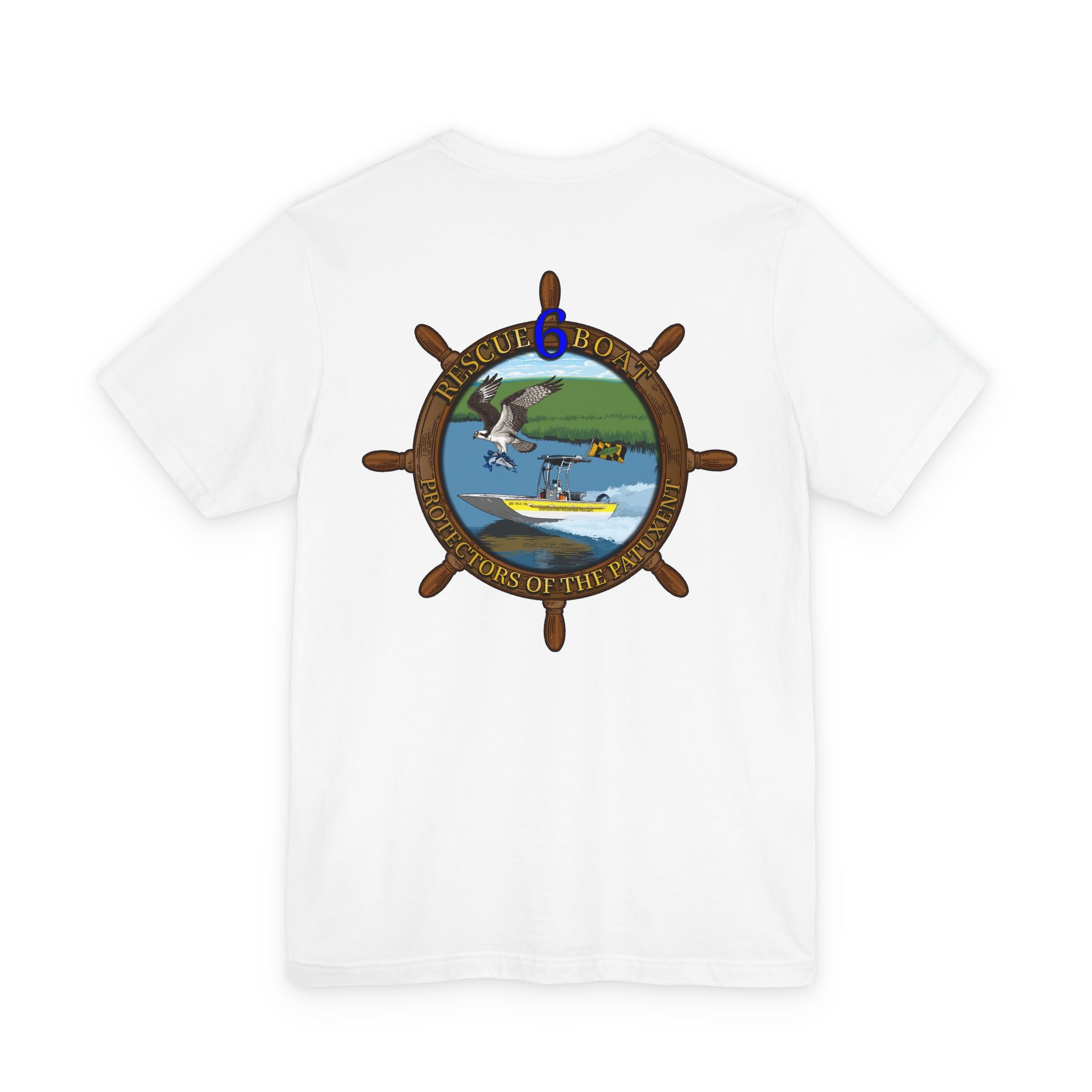 Huntingtown Vol. Fire Boat 6 - Bella+Canvas Soft Unisex Tee